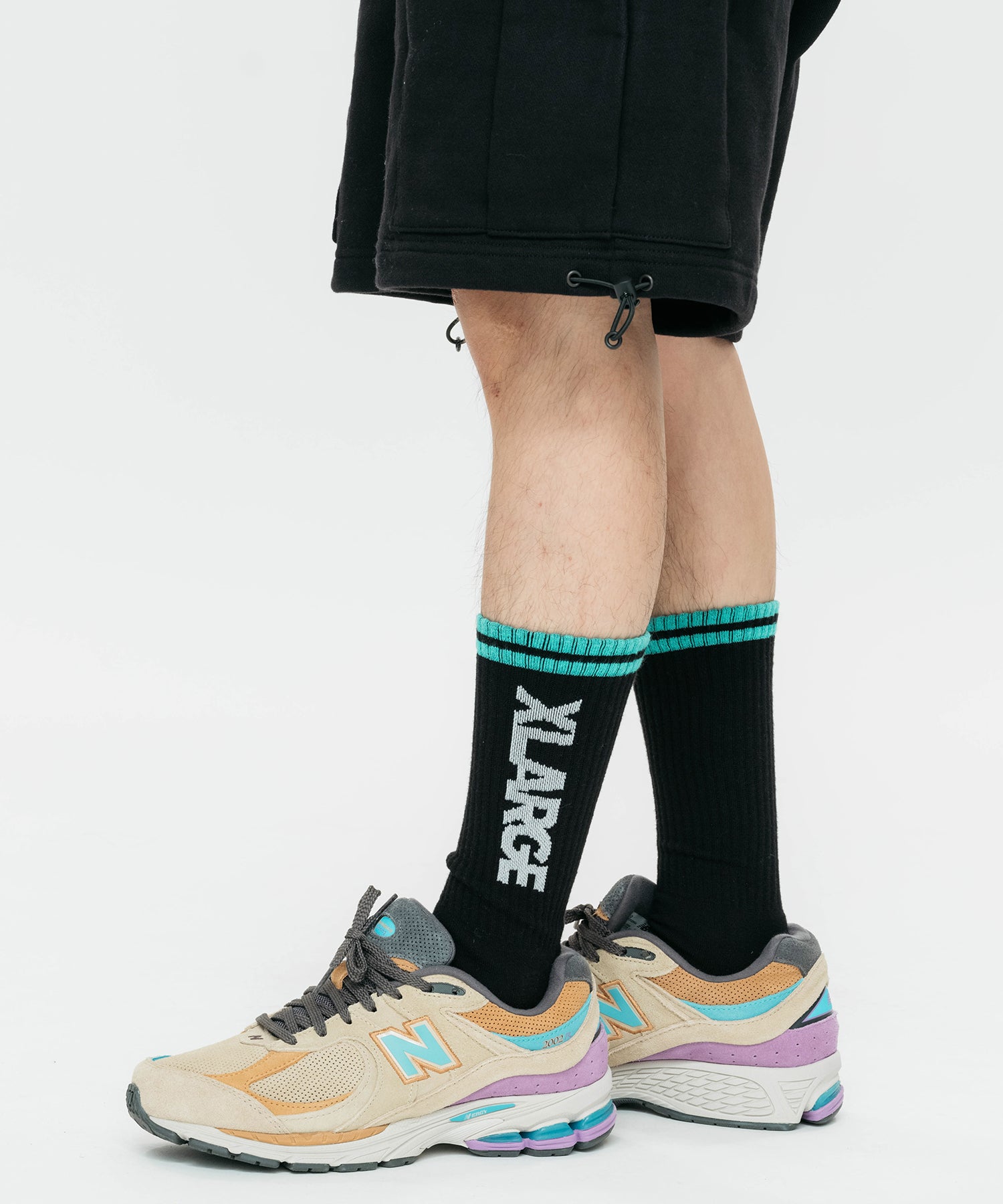 ถุงเท้า XLARGE รุ่น Contrast Stripe Standard Logo Socks