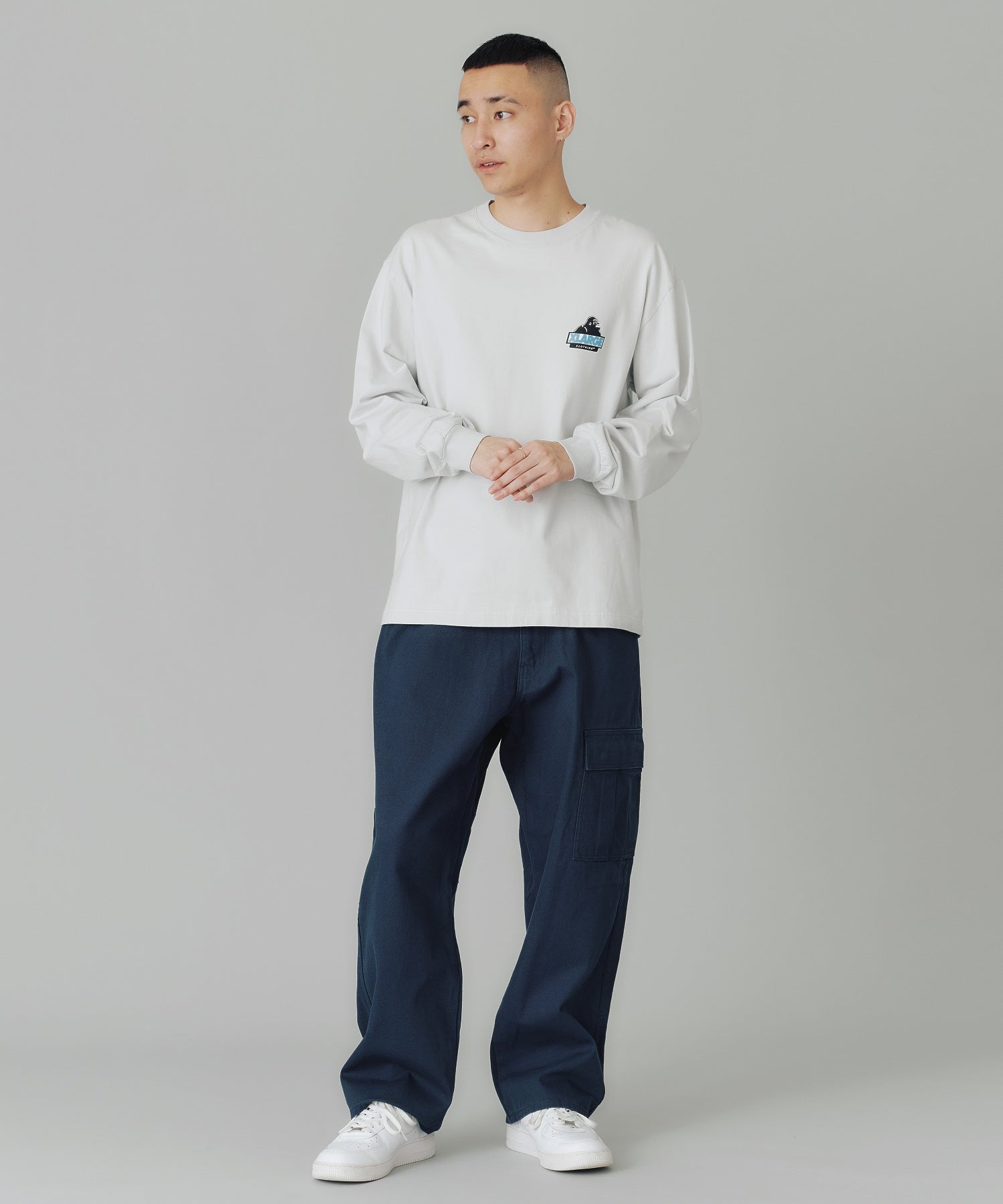 เสื้อยืดแขนยาว XLARGE รุ่น Slanted Og L/S Tee