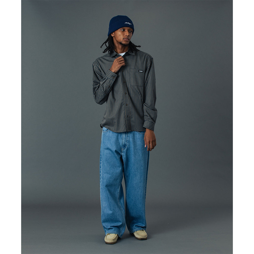 กางเกงยีนส์ผ้าเดนิม XLARGE รุ่น RAGE LOGO DENIM PANTS