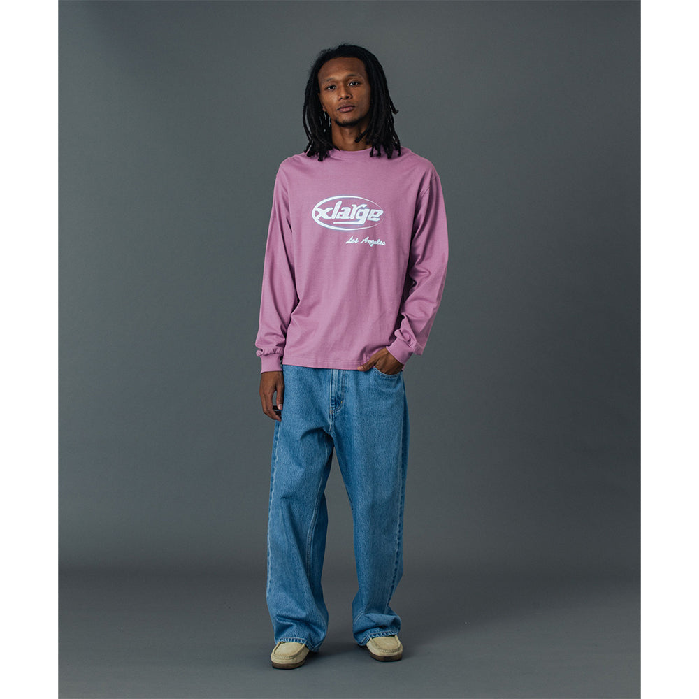 กางเกงยีนส์ผ้าเดนิม XLARGE รุ่น RAGE LOGO DENIM PANTS
