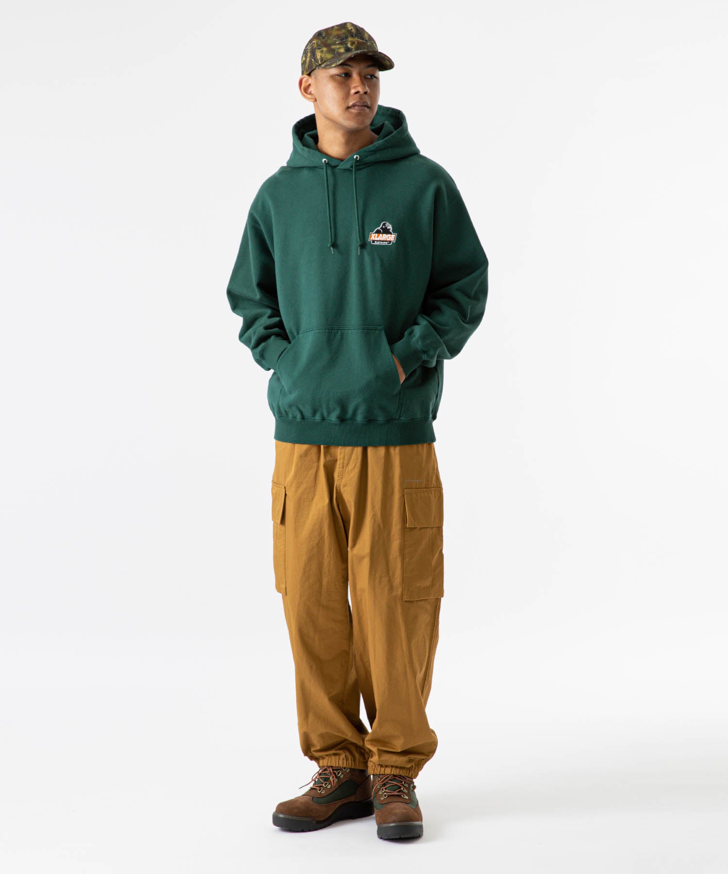 เสื้อฮู้ด XLARGE รุ่น SLANTED OG PULLOVER HOODED SWEATSHIRT
