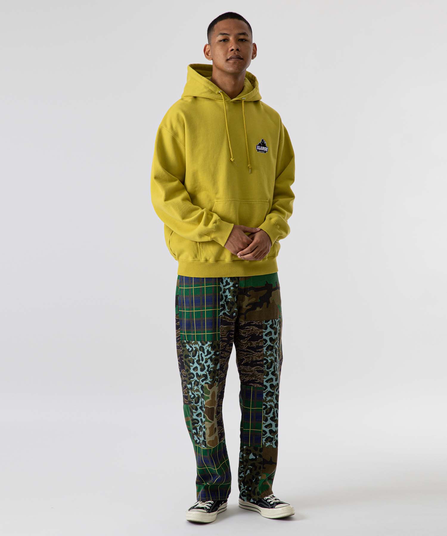 เสื้อฮู้ด XLARGE รุ่น SLANTED OG PULLOVER HOODED SWEATSHIRT