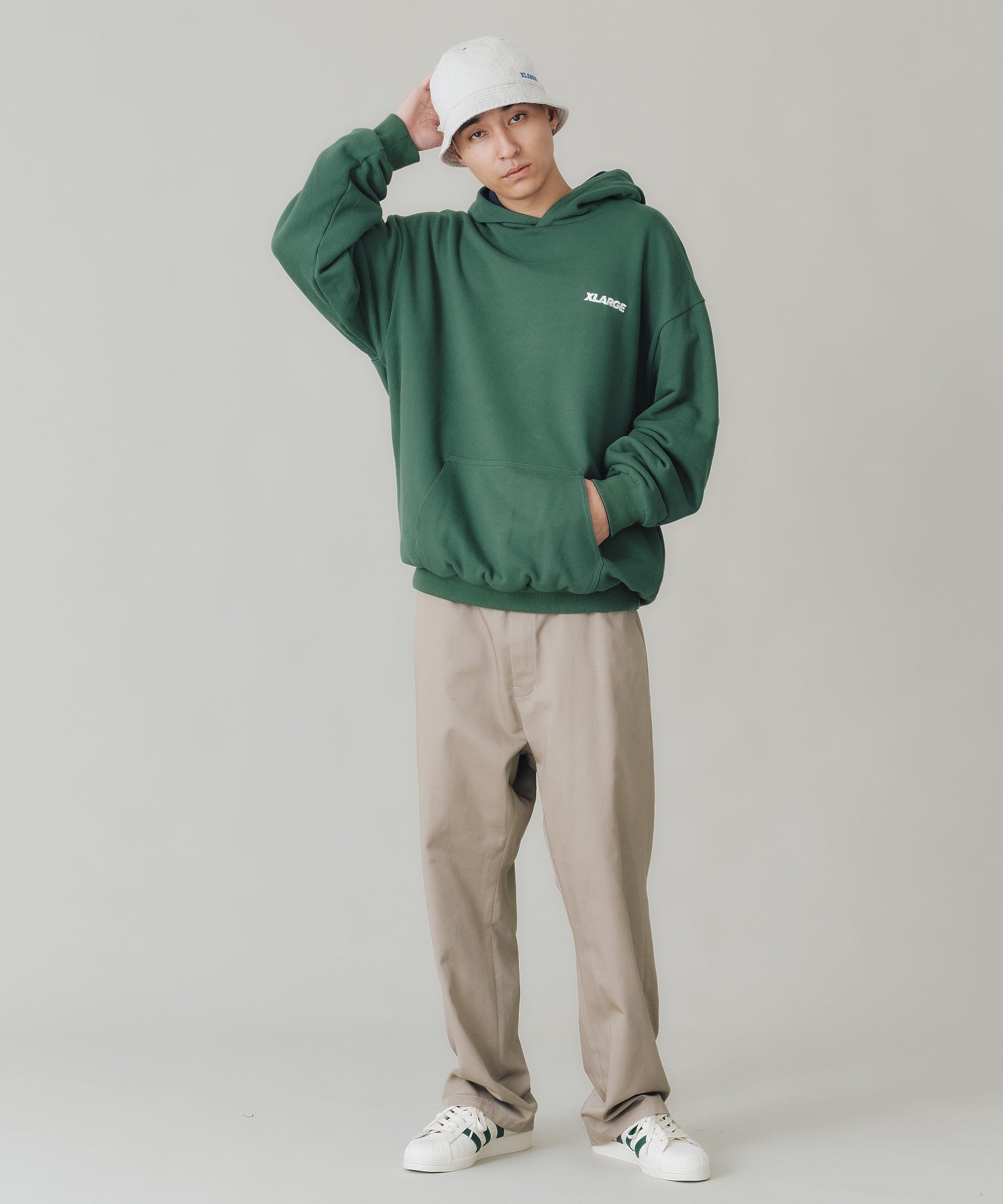 เสื้อฮู้ด XLARGE รุ่น Reversible Hooded Sweatshirt