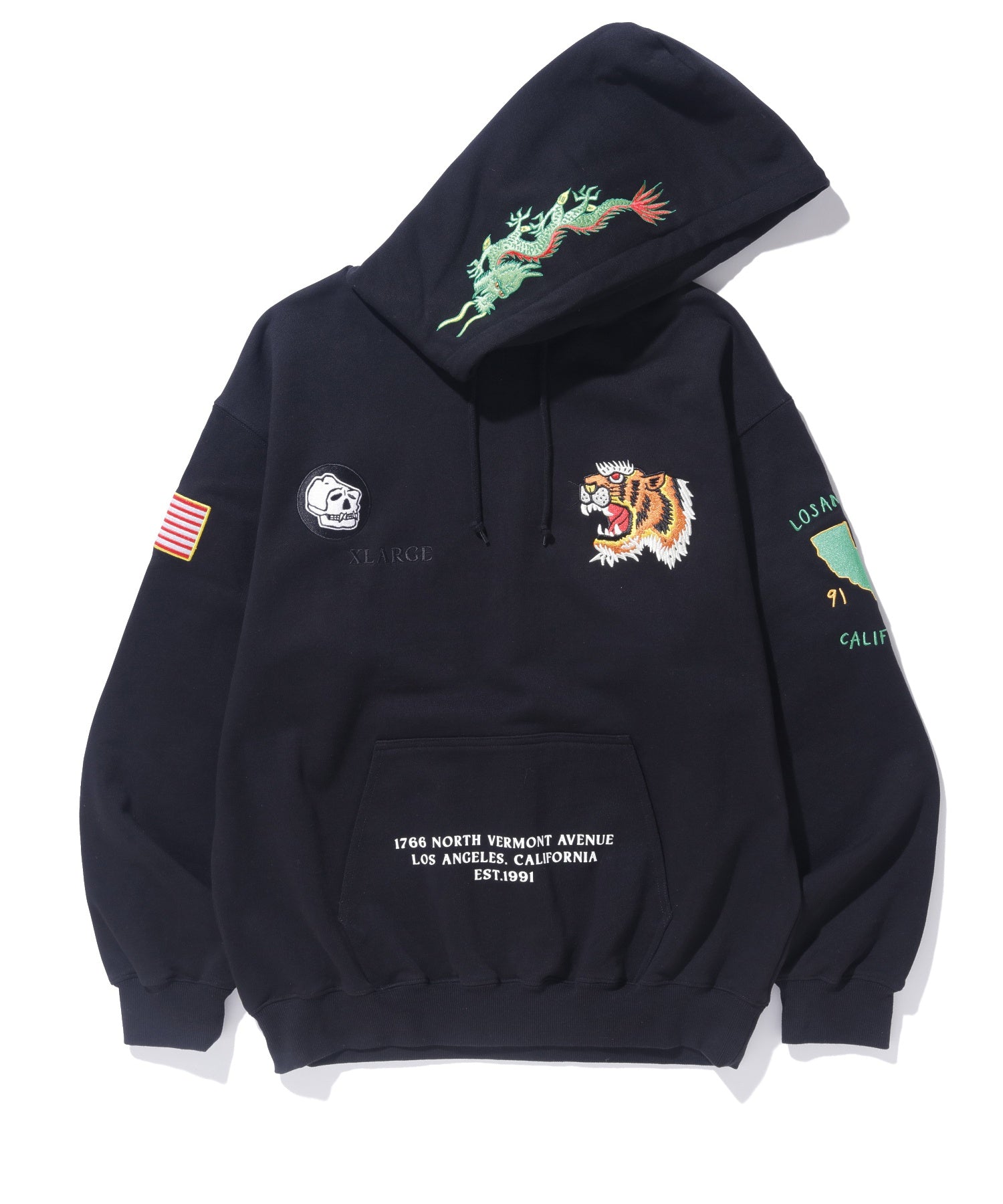 เสื้อสเวตเตอร์ TIGER EMBROIDERY HOODED SWEATSHIRT
