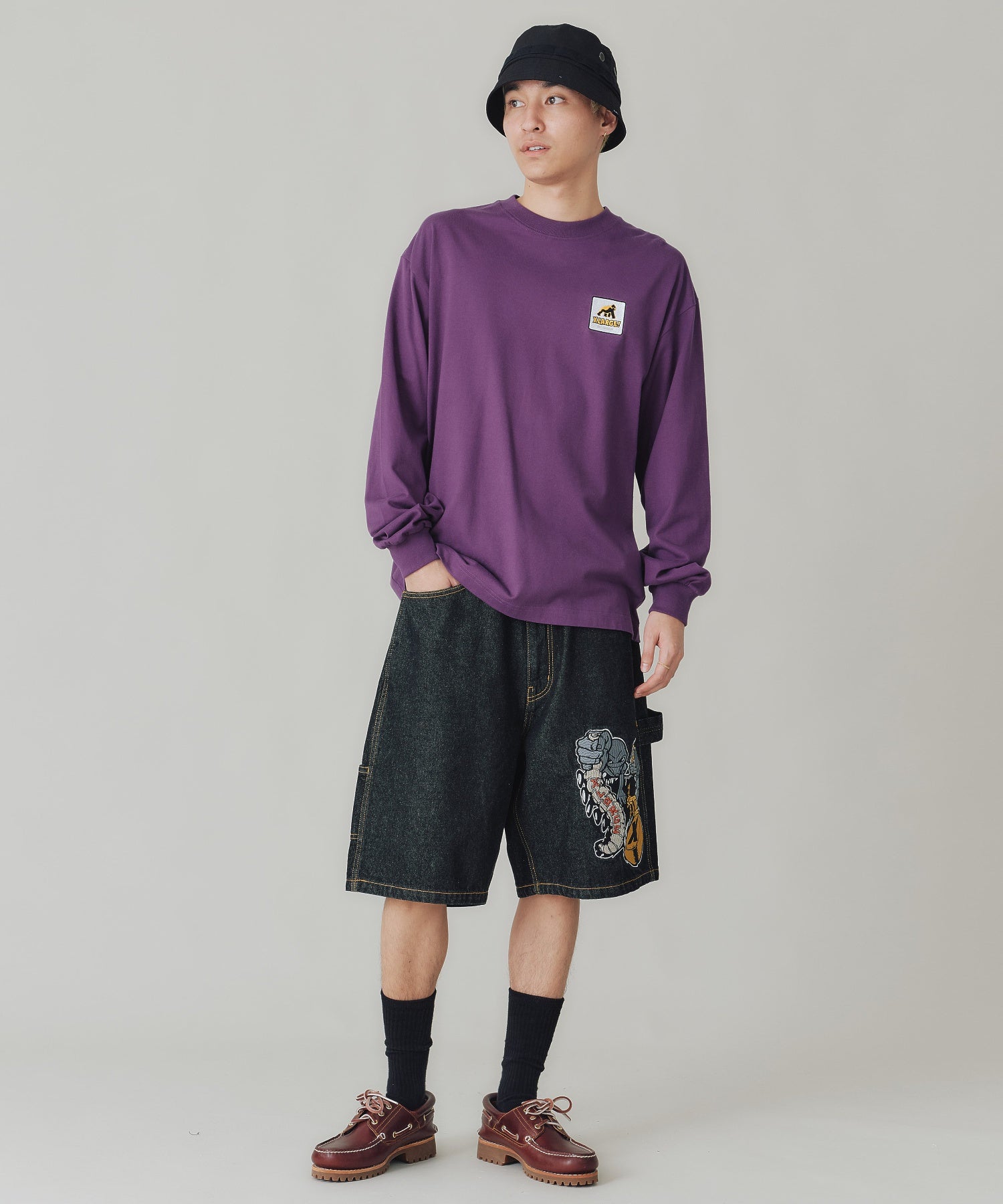 กางเกงยีนส์ขาสั้น Xlarge รุ่น ALIENS DENIM SHORTS