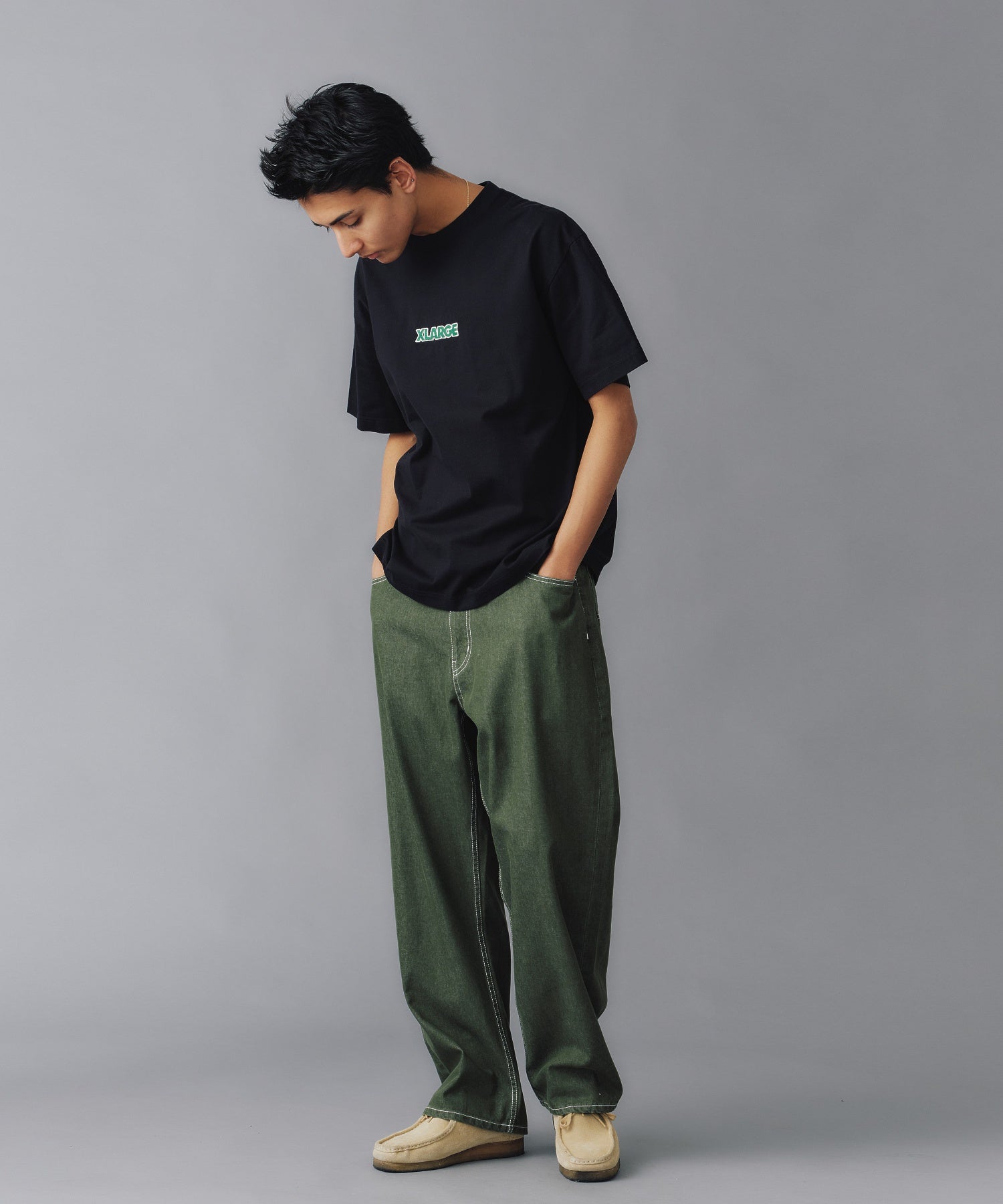 เสื้อยืดแขนสั้น XLARGE รุ่น STANDARD LOGO S/S TEE