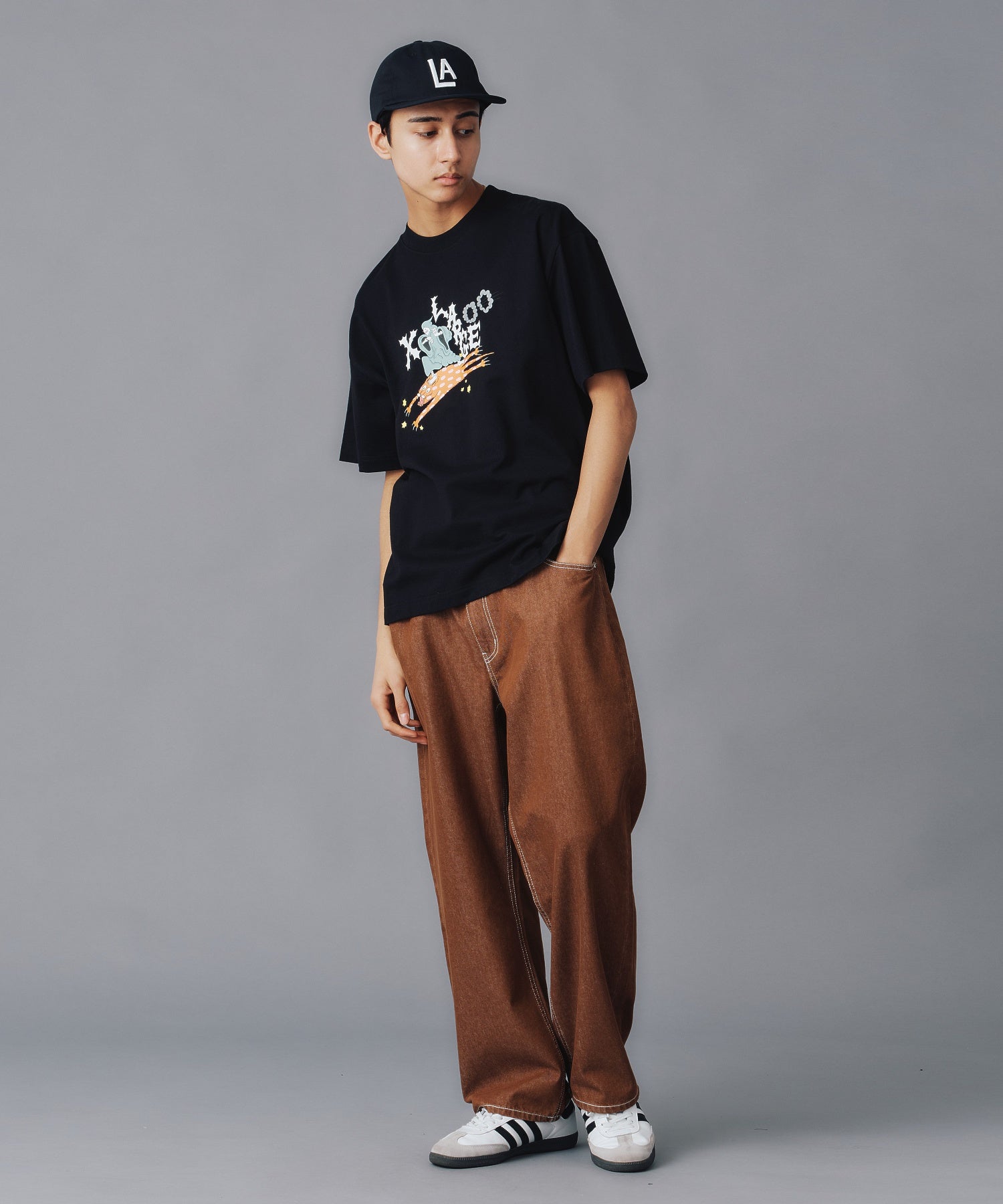 เสื้อยืดแขนสั้น XLARGE รุ่น CAT SUMMON S/S TEE