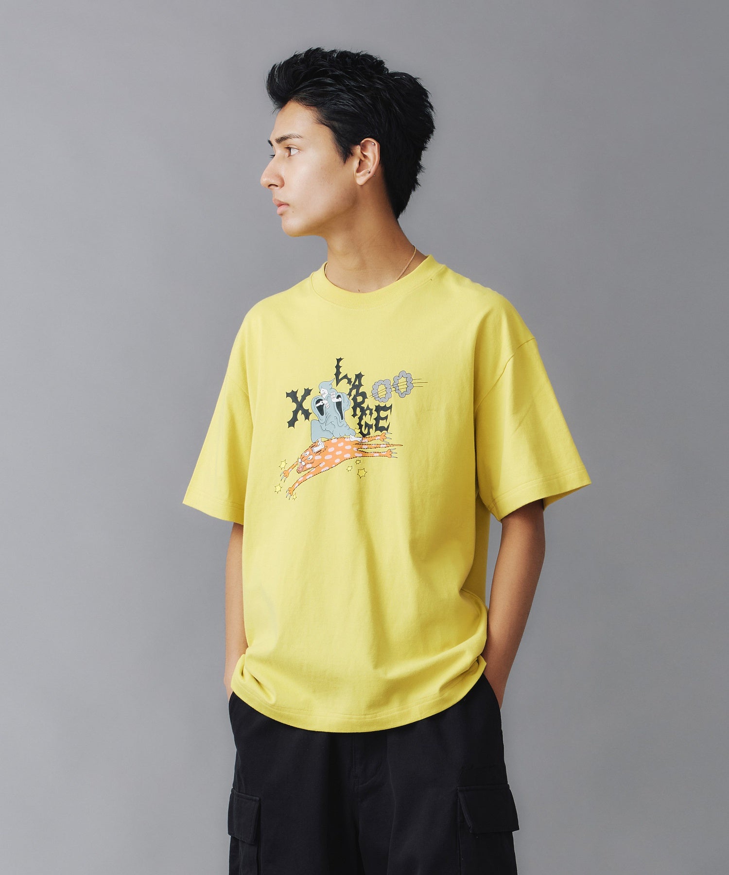 เสื้อยืดแขนสั้น XLARGE รุ่น CAT SUMMON S/S TEE