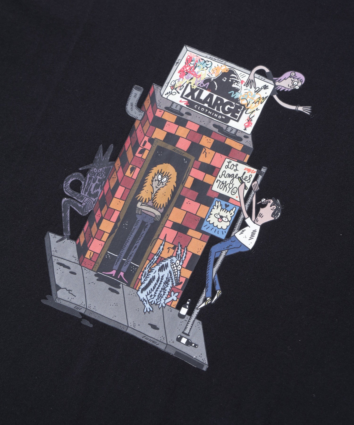 เสื้อยืดแขนสั้น XLARGE รุ่น SCRAWL S/S TEE