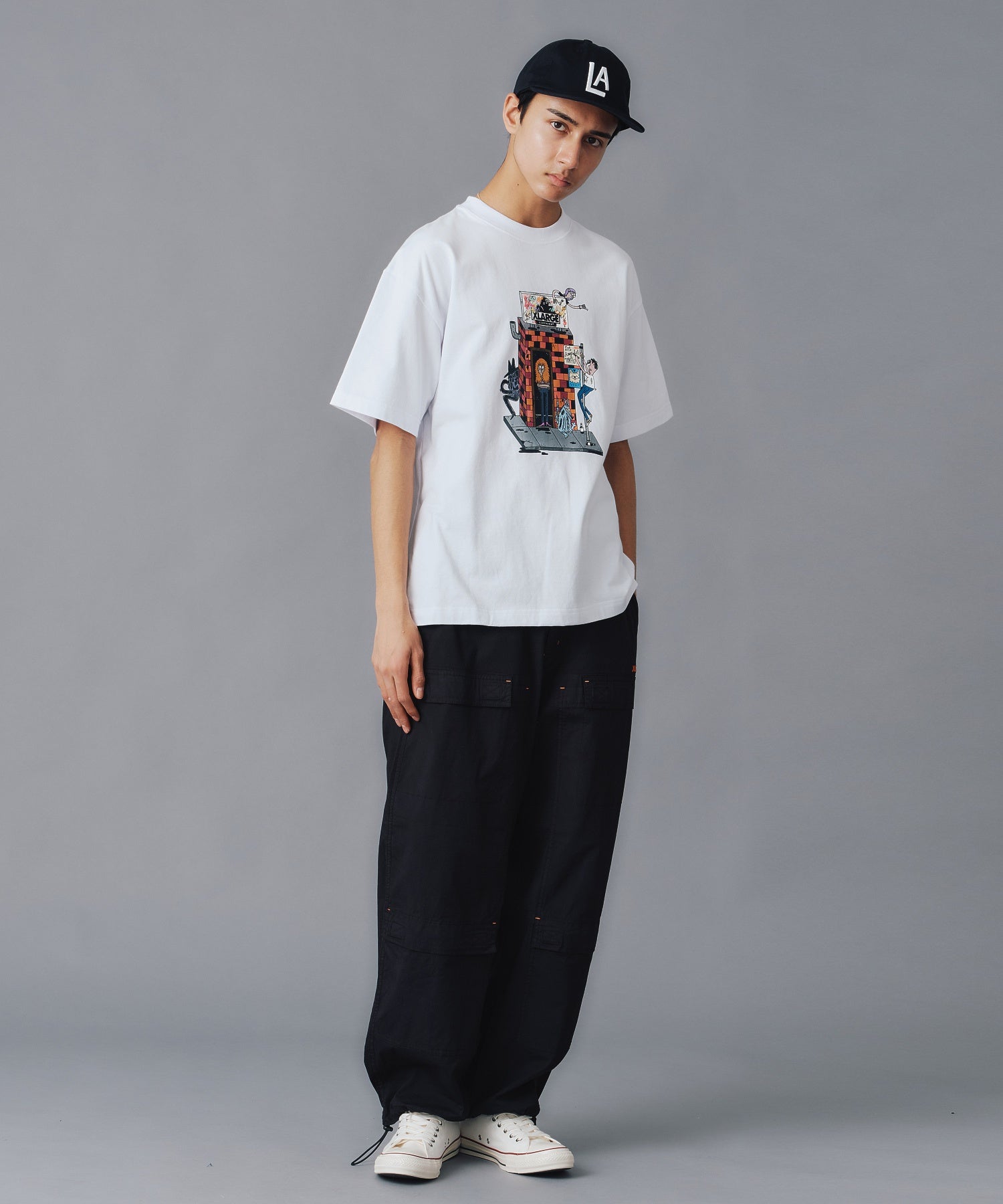 เสื้อยืดแขนสั้น XLARGE รุ่น SCRAWL S/S TEE