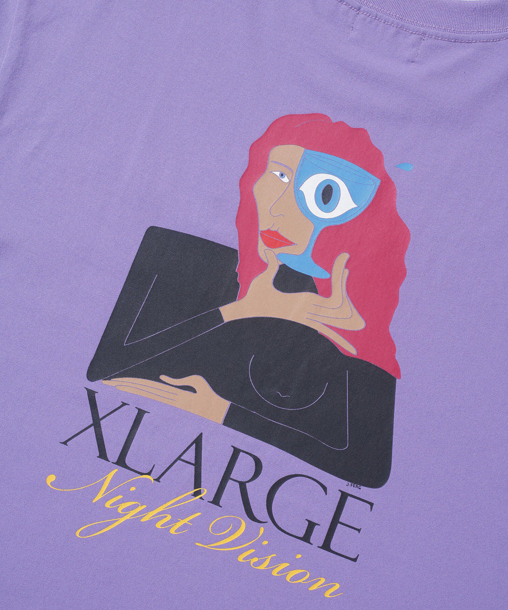 เสื้อยืดแขนสั้น XLARGE รุ่น NIGHT VISION S/S TEE