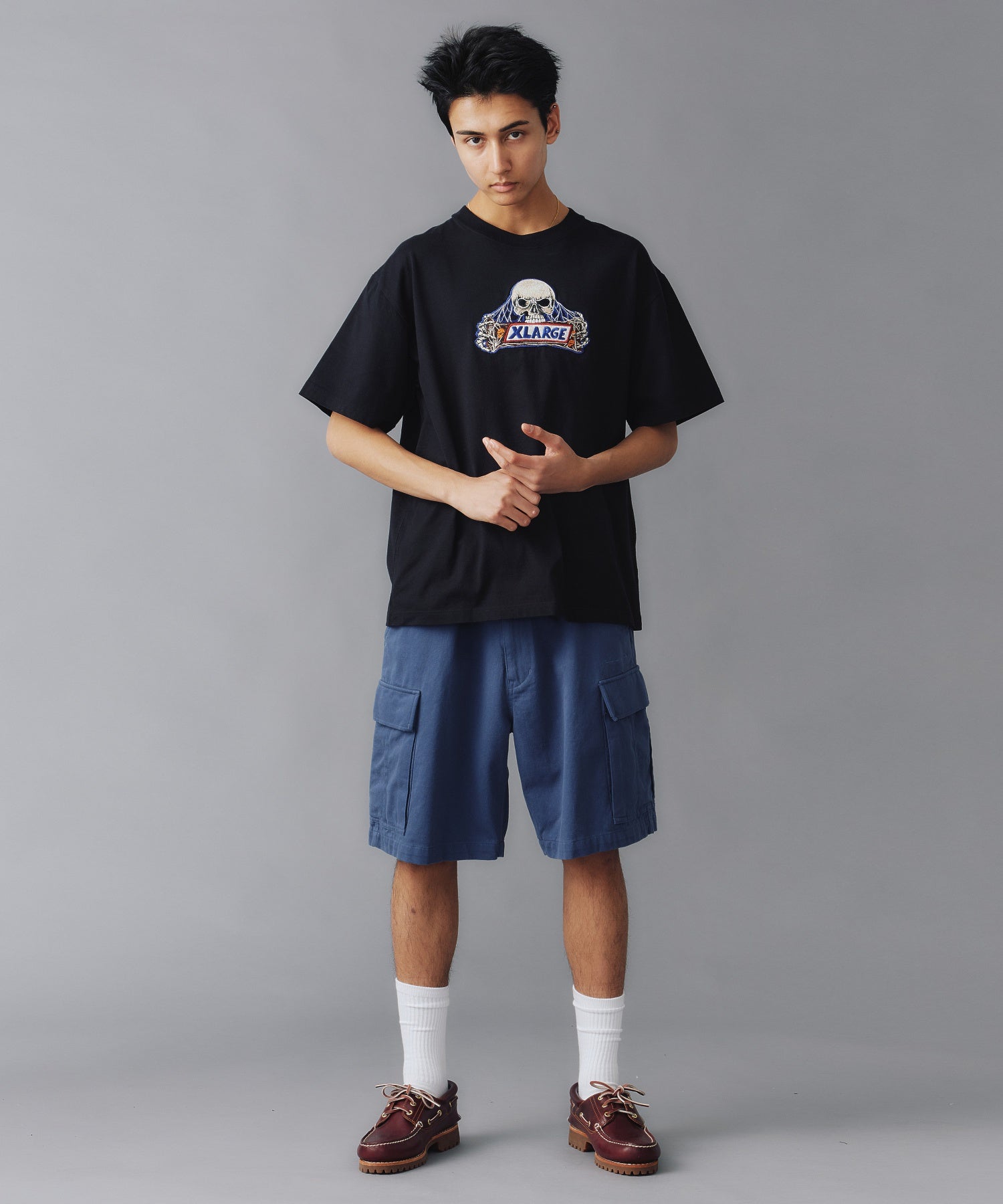 เสื้อยืดแขนสั้น XLARGE รุ่น SKULL LOGO S/S TEE