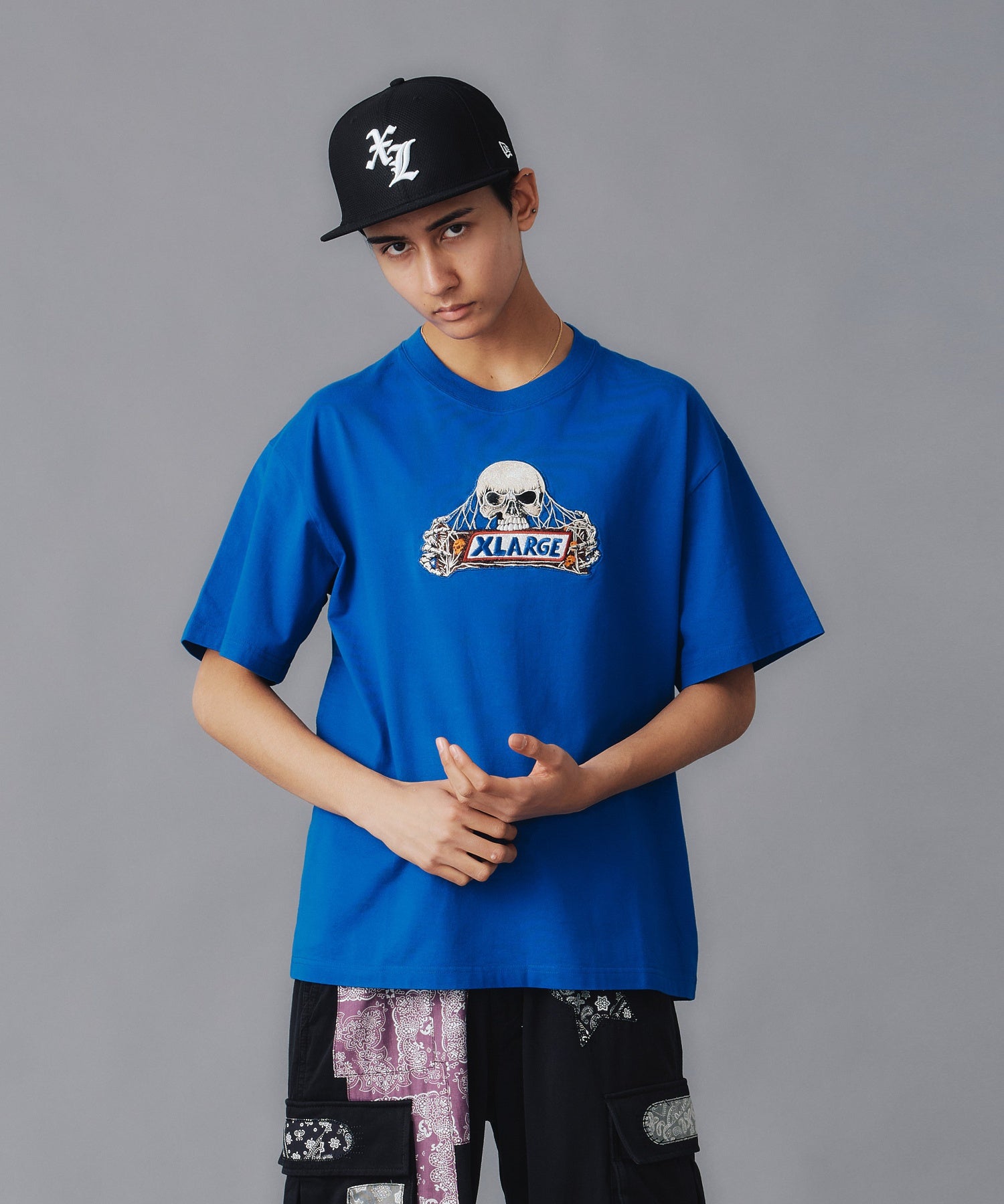เสื้อยืดแขนสั้น XLARGE รุ่น SKULL LOGO S/S TEE
