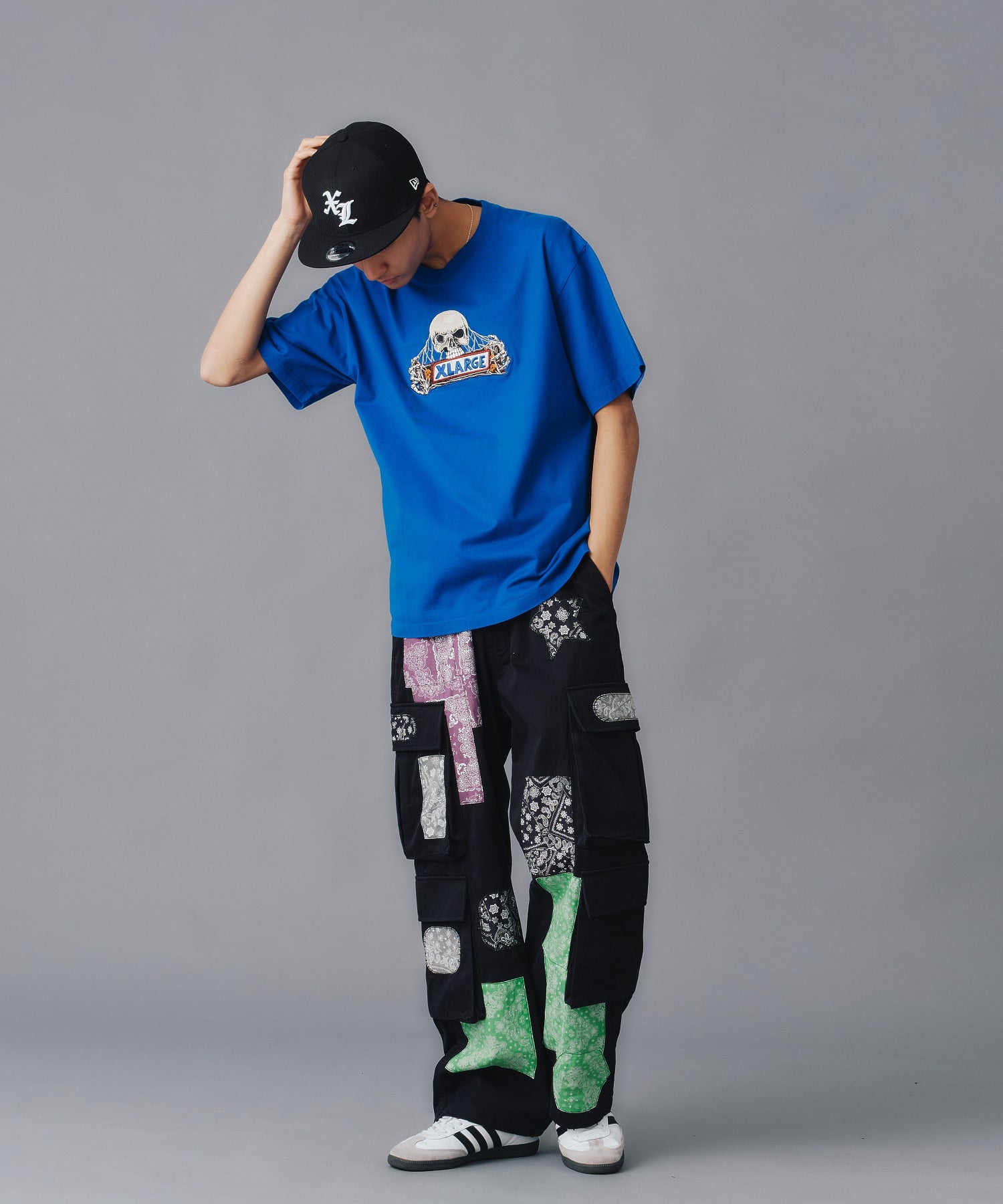 เสื้อยืดแขนสั้น XLARGE รุ่น SKULL LOGO S/S TEE