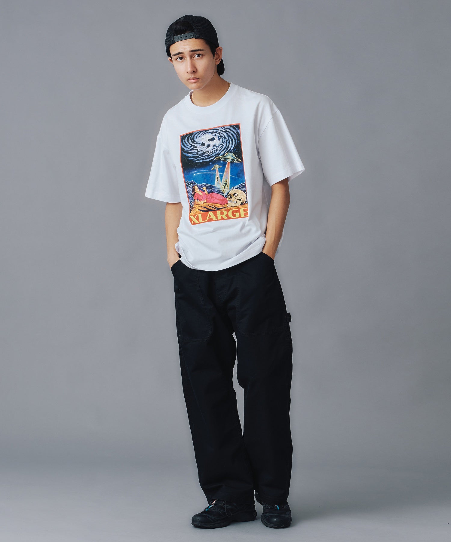 เสื้อยืดแขนสั้น XLARGE รุ่น BEWARE OF ALIEN S/S TEE