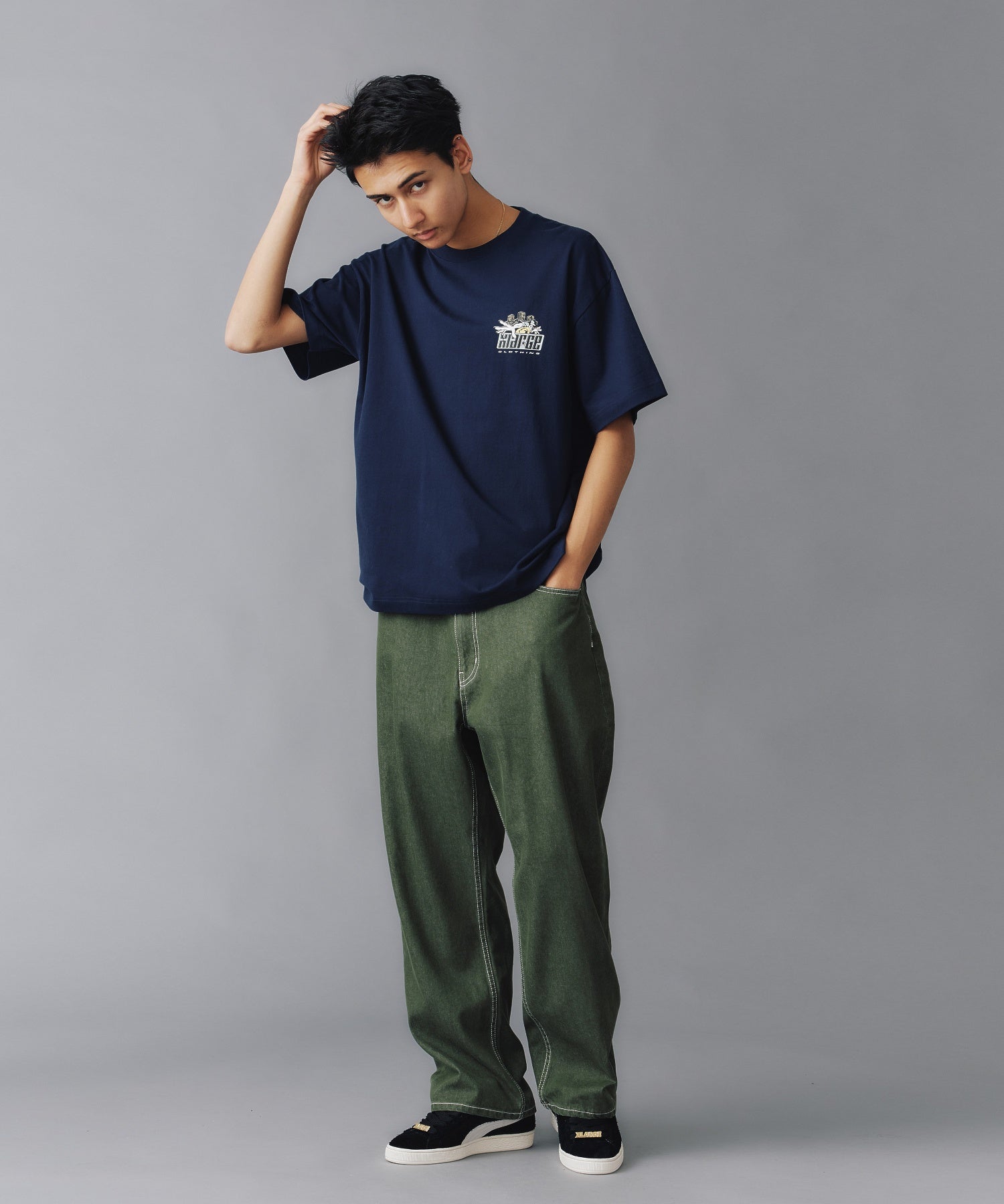 เสื้อยืดแขนสั้น XLARGE รุ่น NIGHTLIFE STREET S/S TEE