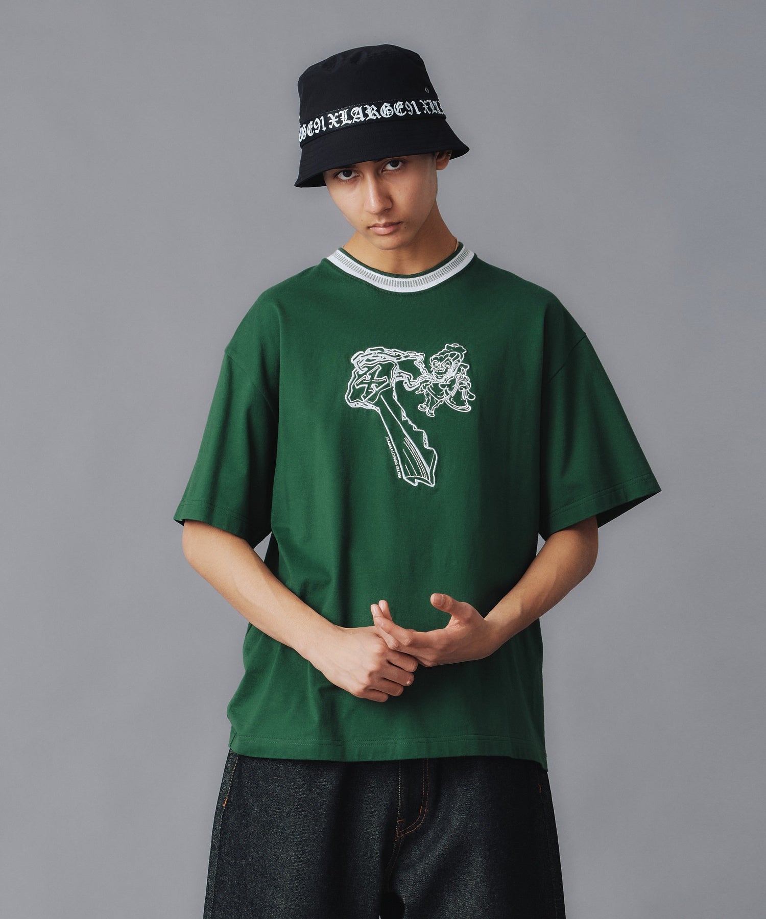 เสื้อยืดแขนสั้น XLARGE รุ่น THUG LIFE S/S TEE