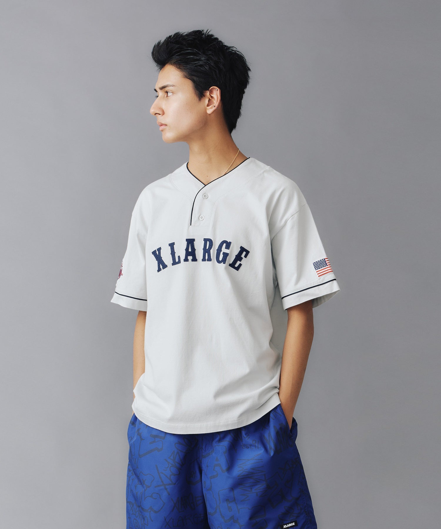 เสื้อยืดแขนสั้น XLARGE รุ่น BASEBALL S/S TEE