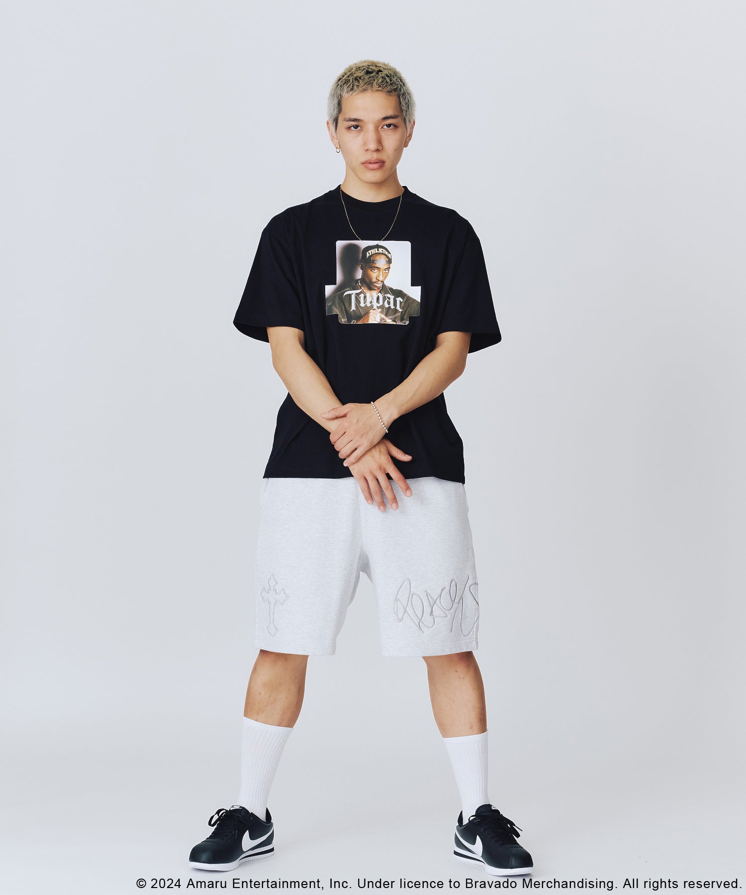 เสื้อยืดแขนสั้น XLARGE รุ่น XLARGEXTUPAC BOX LOGO S/S TEE