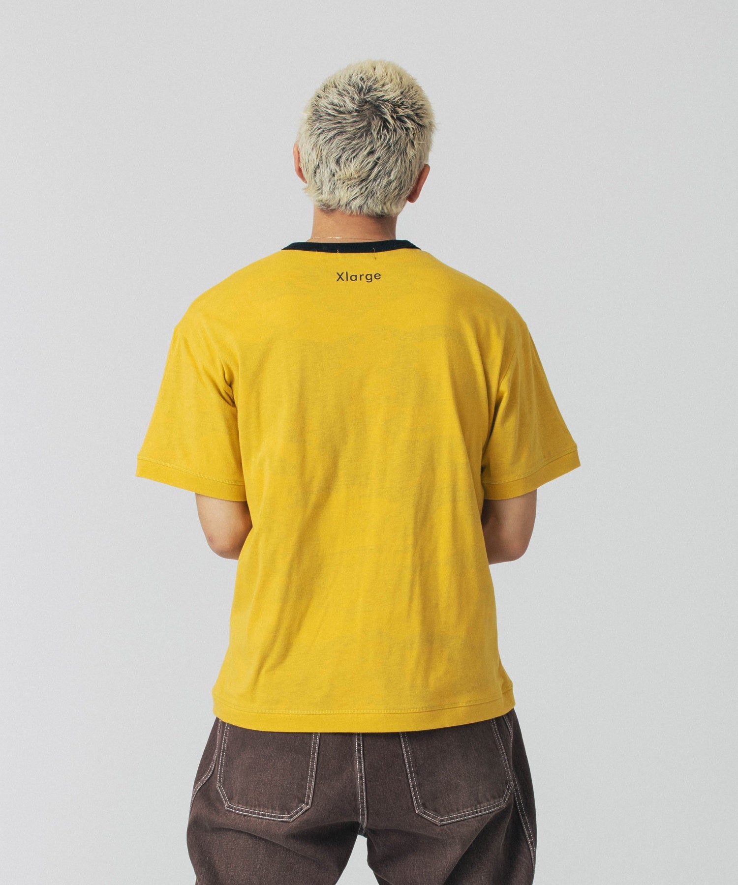 เสื้อยืดแขนสั้น XLARGE รุ่น Faded Camo Ringer S/S Tee