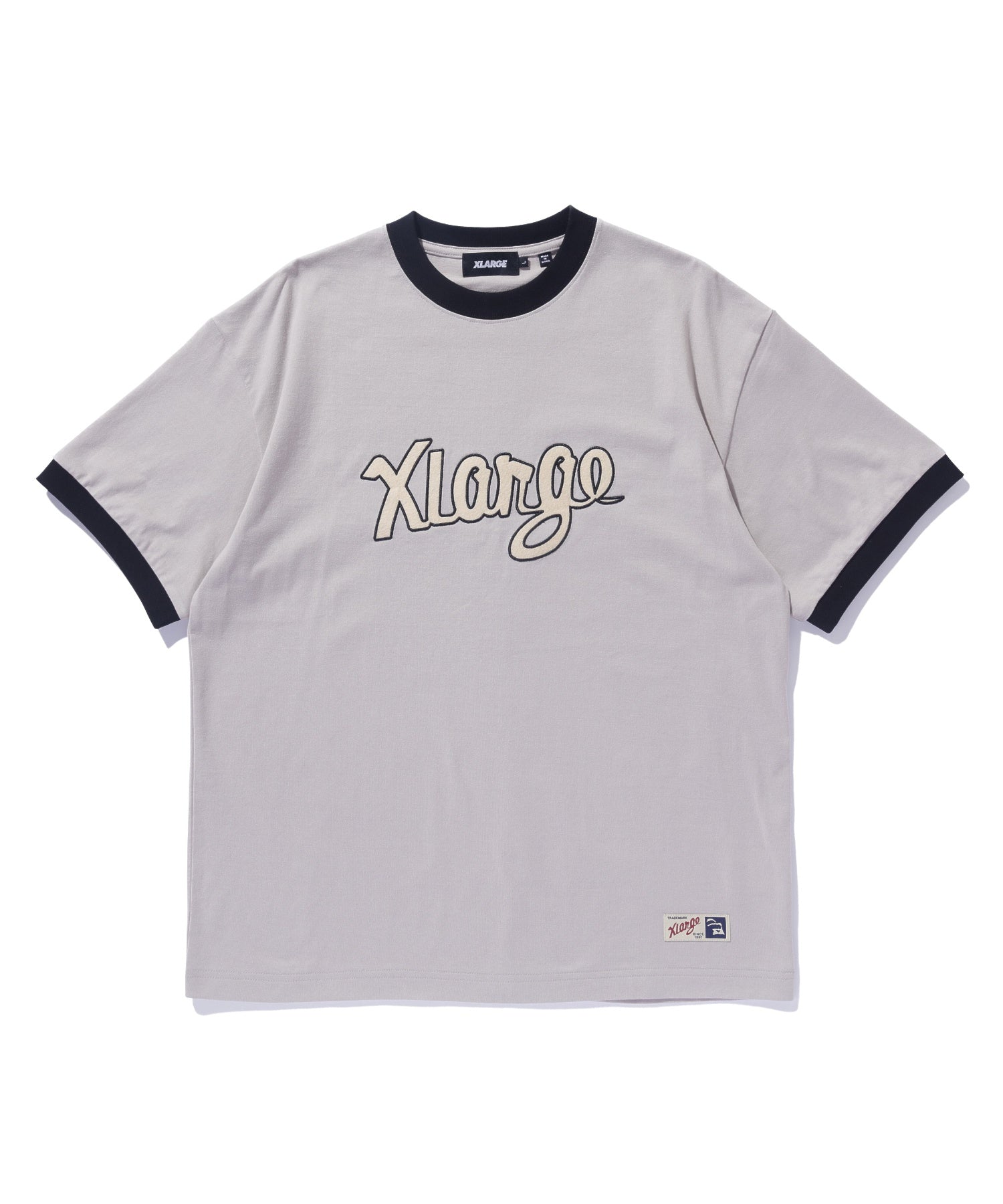 เสื้อยืดแขนสั้น XLARGE รุ่น Retro Script Logo Ringer S/S Tee