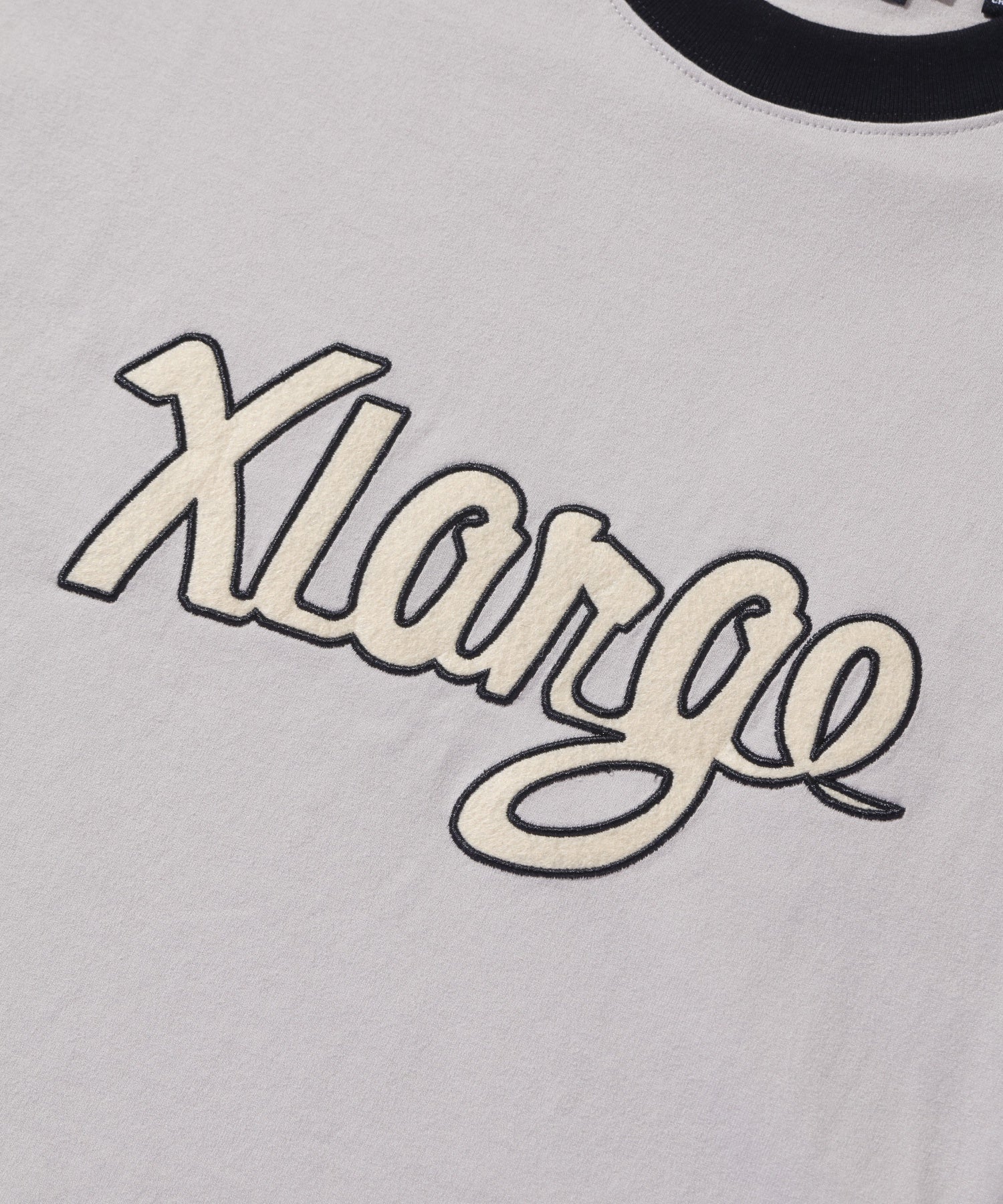 เสื้อยืดแขนสั้น XLARGE รุ่น Retro Script Logo Ringer S/S Tee