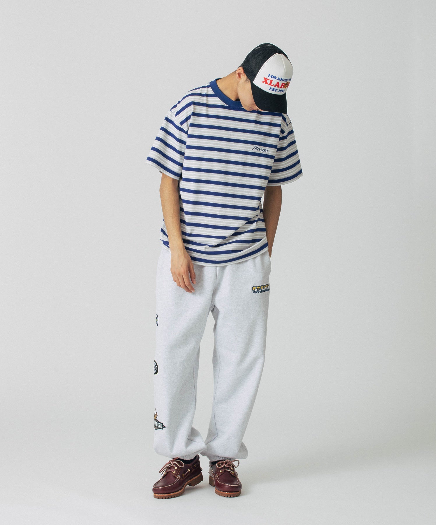 เสื้อยืดแขนสั้น XLARGE รุ่น Striped S/S Tee