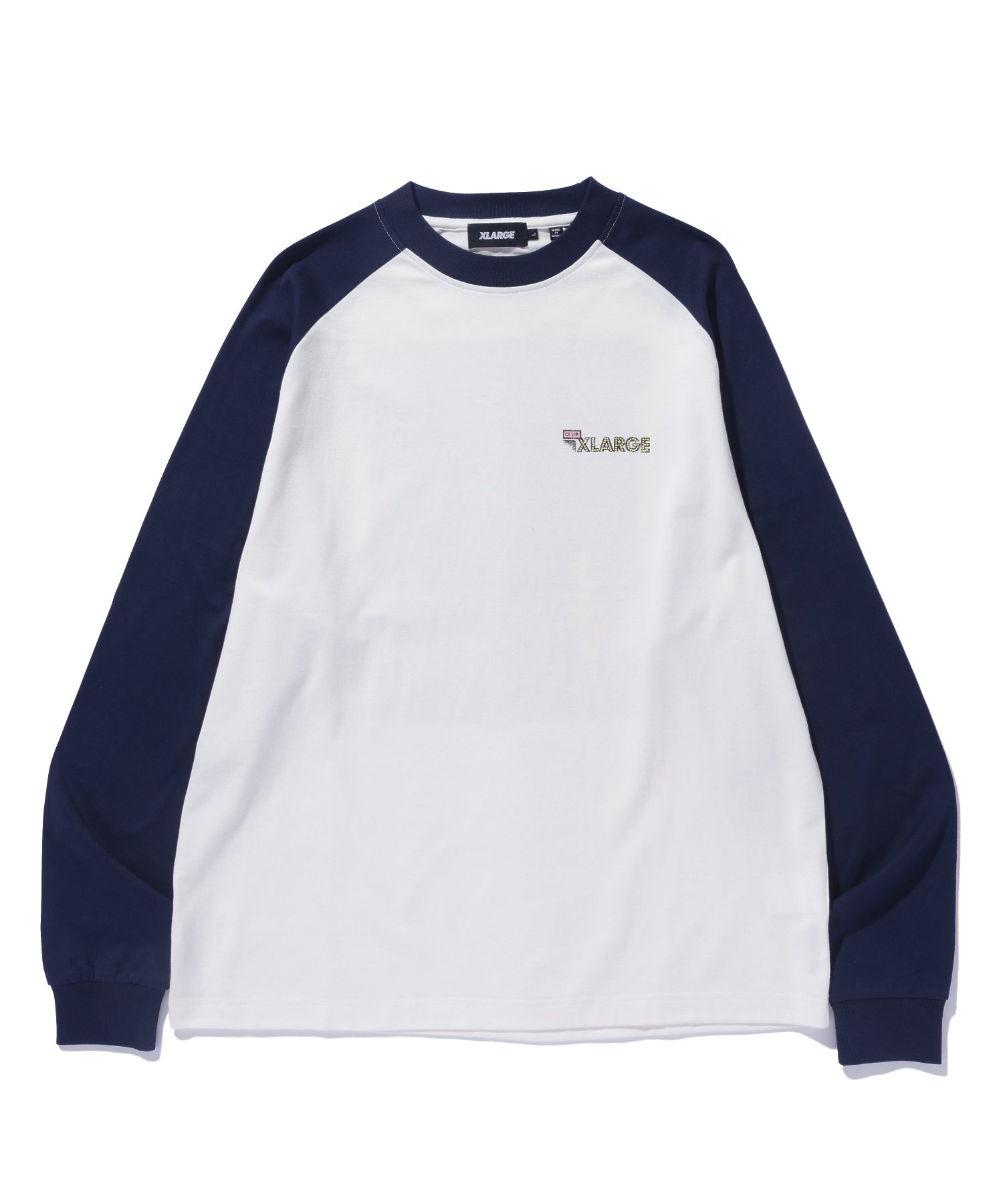 เสื้อยืดแขนยาว XLARGE รุ่น XLARGE Club Raglan L/S Top