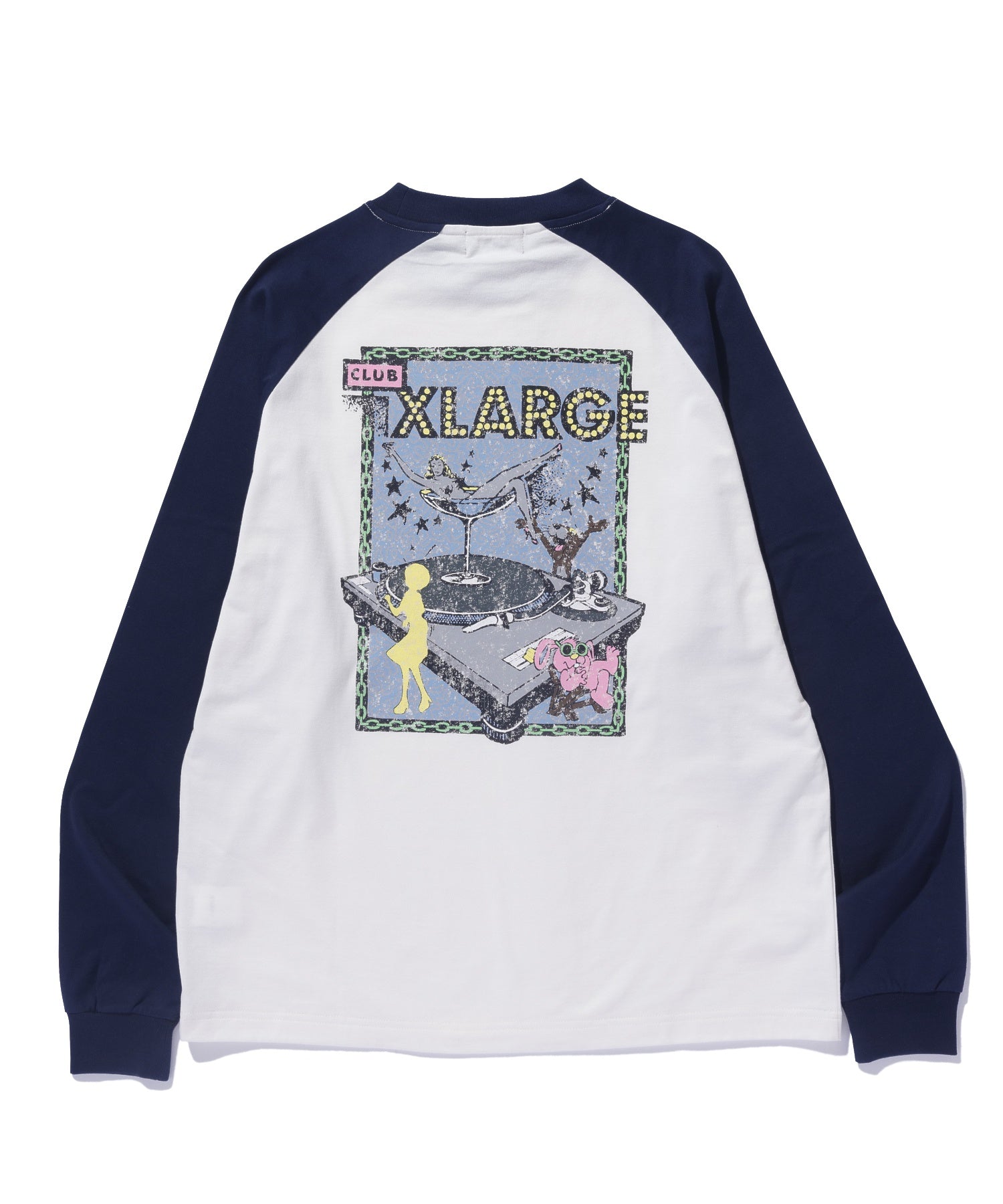 เสื้อยืดแขนยาว XLARGE รุ่น XLARGE Club Raglan L/S Top