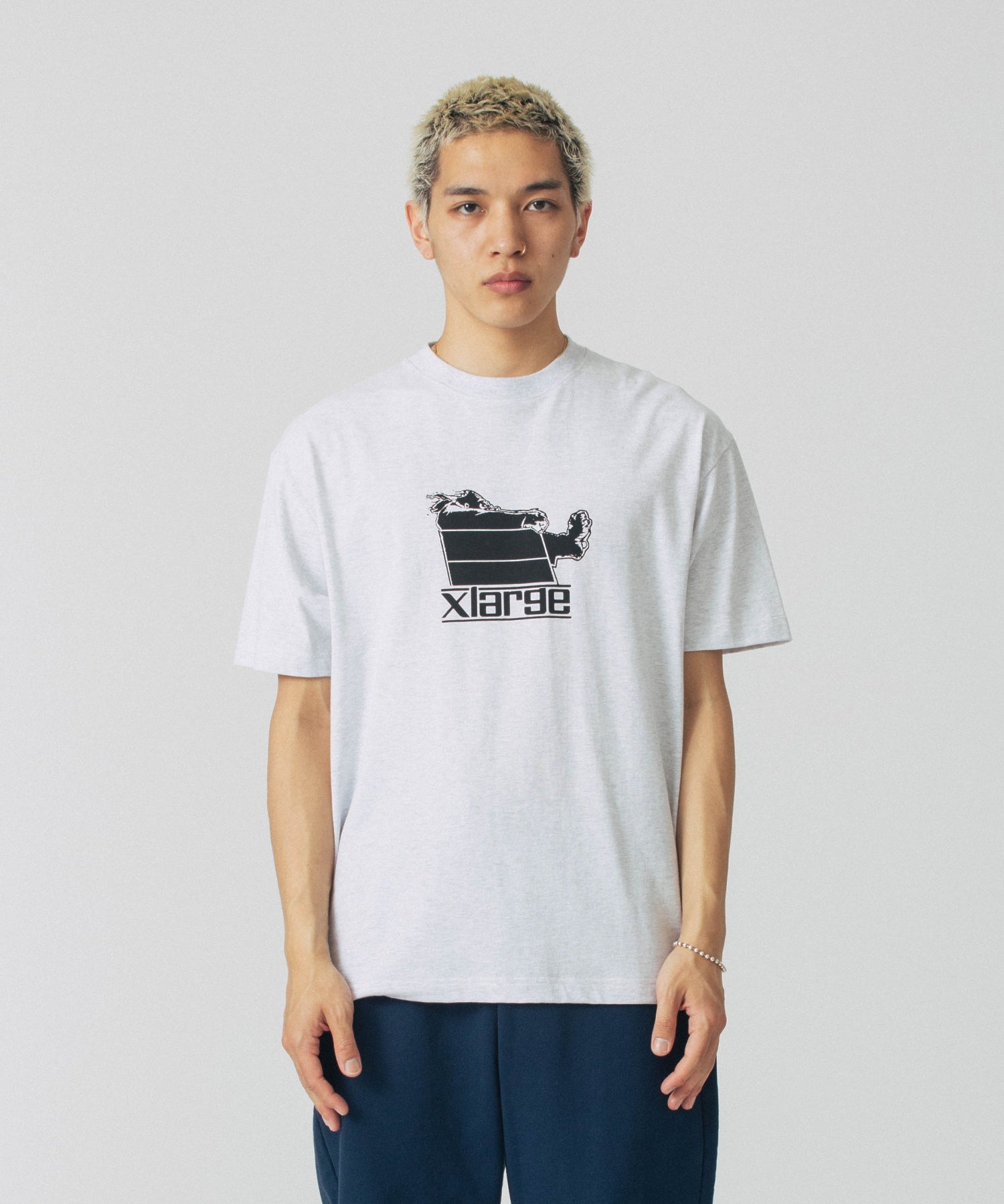 เสื้อยืดแขนสั้น XLARGE รุ่น Wind Pressure S/S Tee
