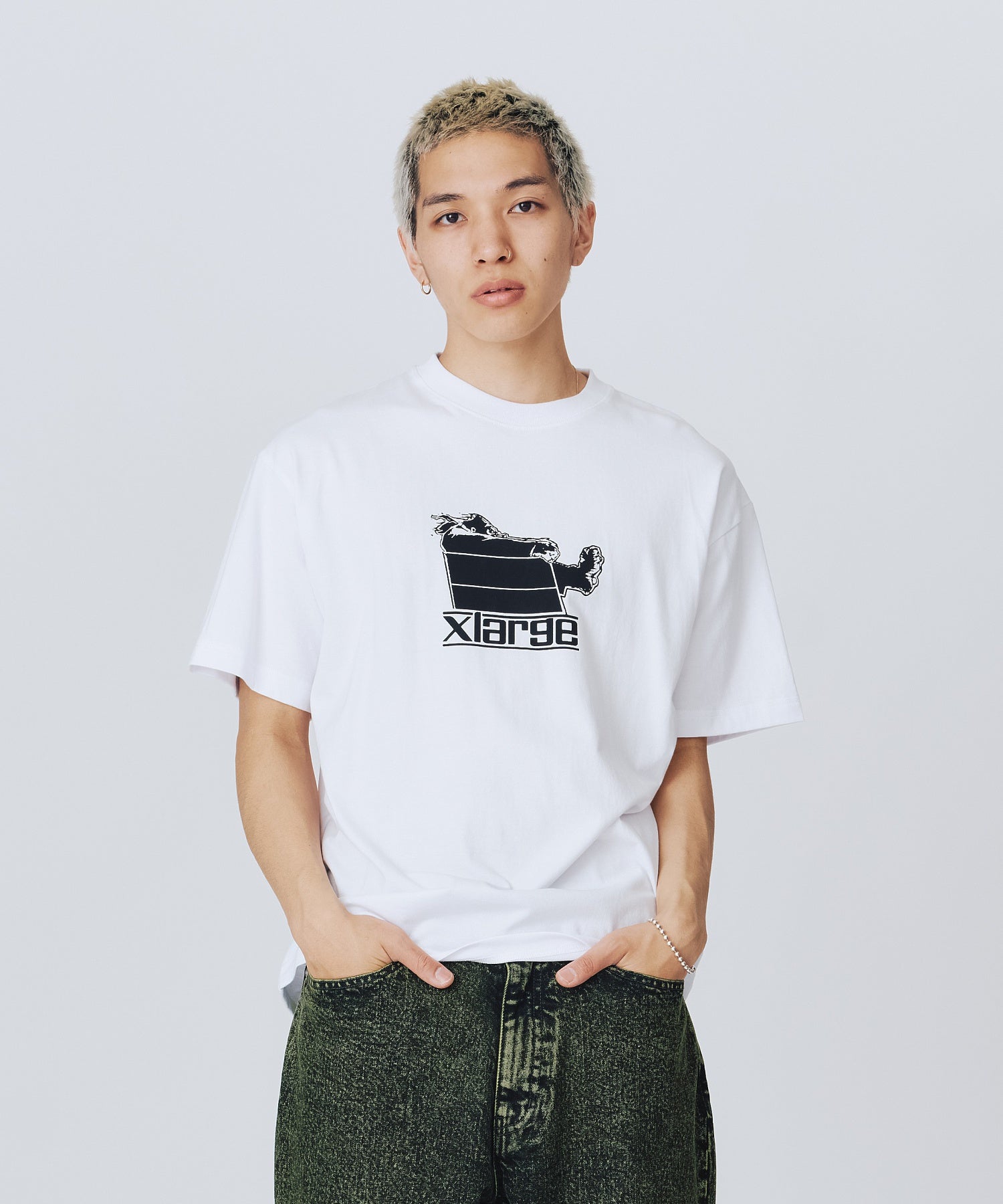 เสื้อยืดแขนสั้น XLARGE รุ่น Wind Pressure S/S Tee
