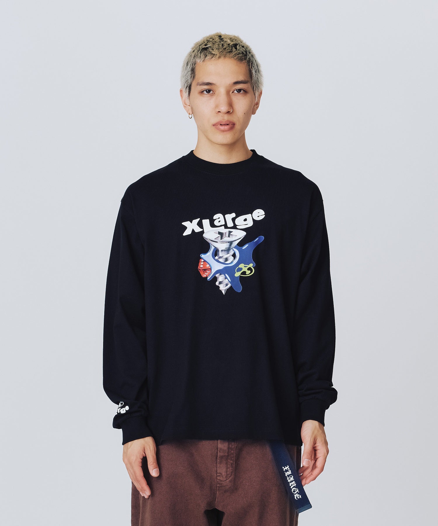 เสื้อยืดแขนยาว XLARGE รุ่น Research L/S Top