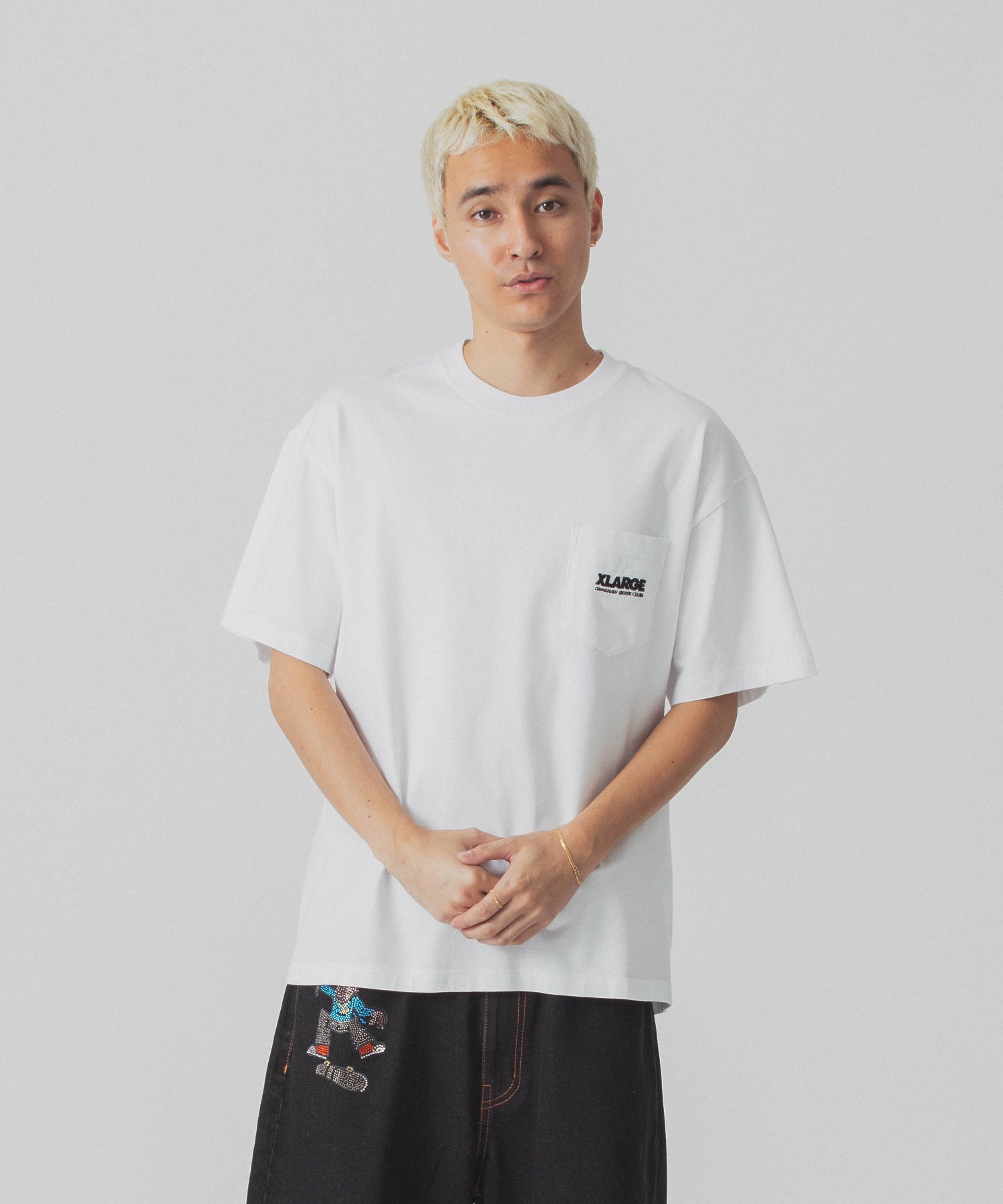 เสื้อยืดแขนสั้น Xlarge รุ่น Xlarge X Crenshaw Skate Club Pocket s/s Tee
