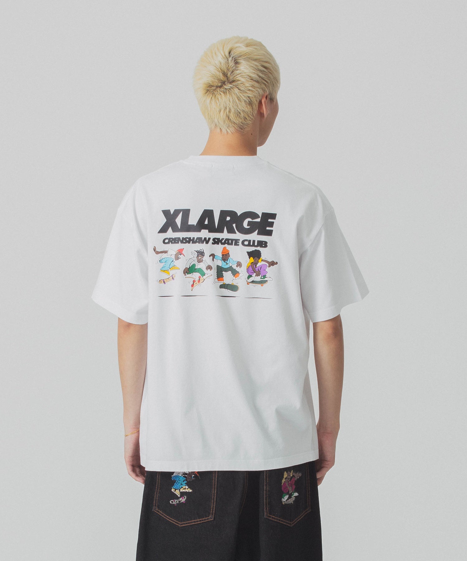 เสื้อยืดแขนสั้น Xlarge รุ่น Xlarge X Crenshaw Skate Club Pocket s/s Tee