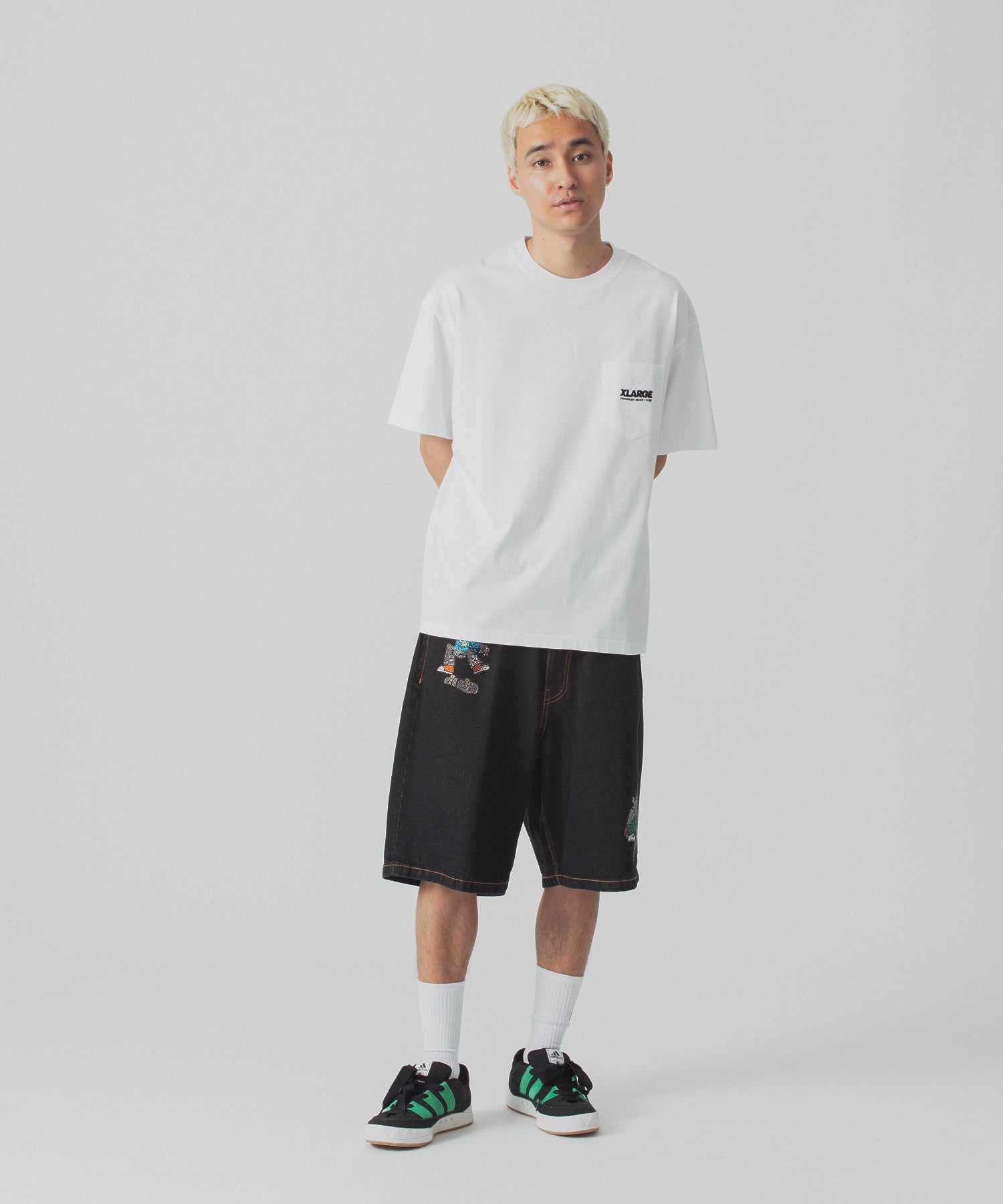 เสื้อยืดแขนสั้น Xlarge รุ่น Xlarge X Crenshaw Skate Club Pocket s/s Tee