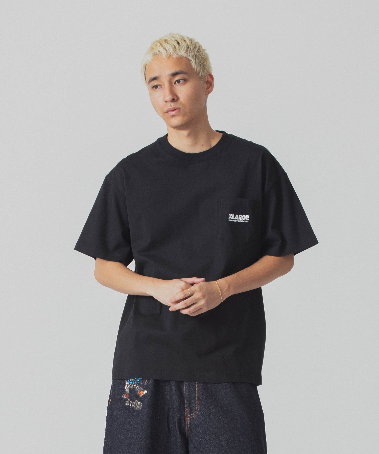 เสื้อยืดแขนสั้น Xlarge รุ่น Xlarge X Crenshaw Skate Club Pocket s/s Tee