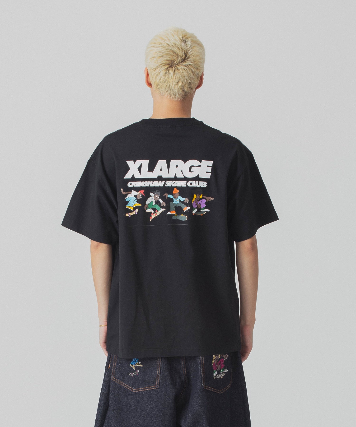 เสื้อยืดแขนสั้น Xlarge รุ่น Xlarge X Crenshaw Skate Club Pocket s/s Tee