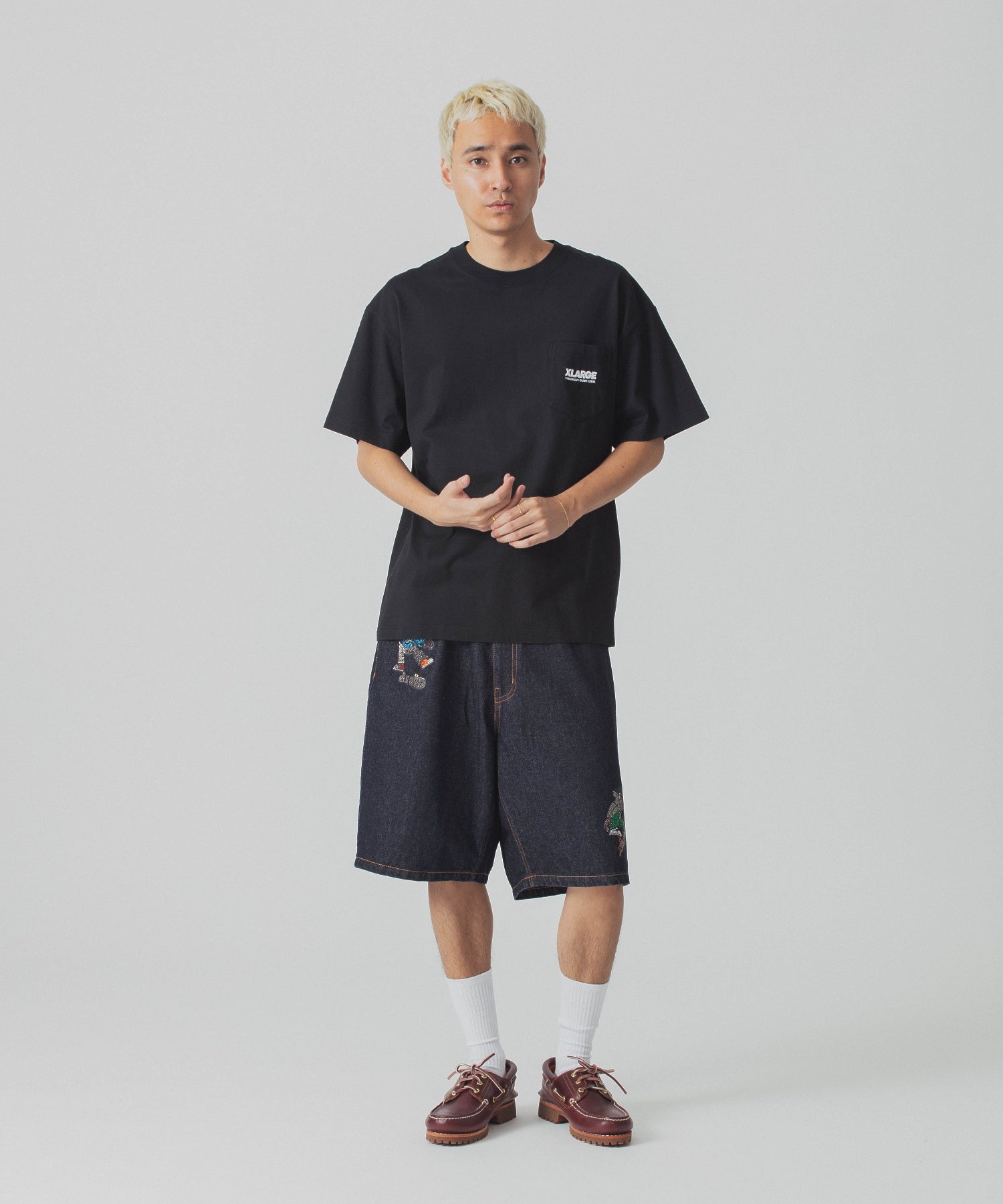 เสื้อยืดแขนสั้น Xlarge รุ่น Xlarge X Crenshaw Skate Club Pocket s/s Tee