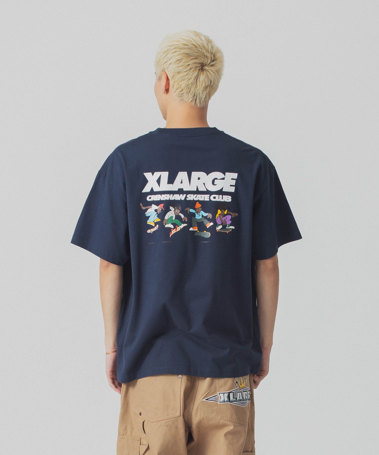 เสื้อยืดแขนสั้น Xlarge รุ่น Xlarge X Crenshaw Skate Club Pocket s/s Tee