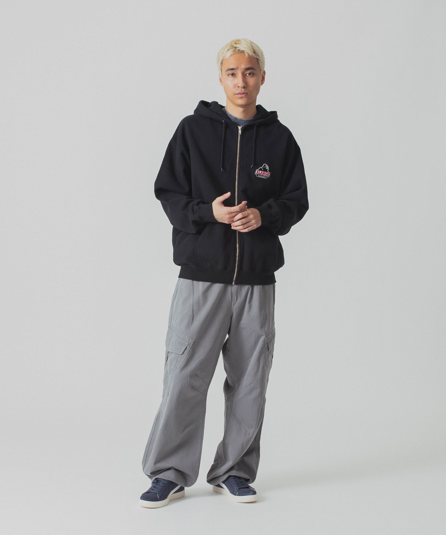 เสื้อฮู้ด XLARGE รุ่น Slanted OG Zip Hooded Sweatshirt