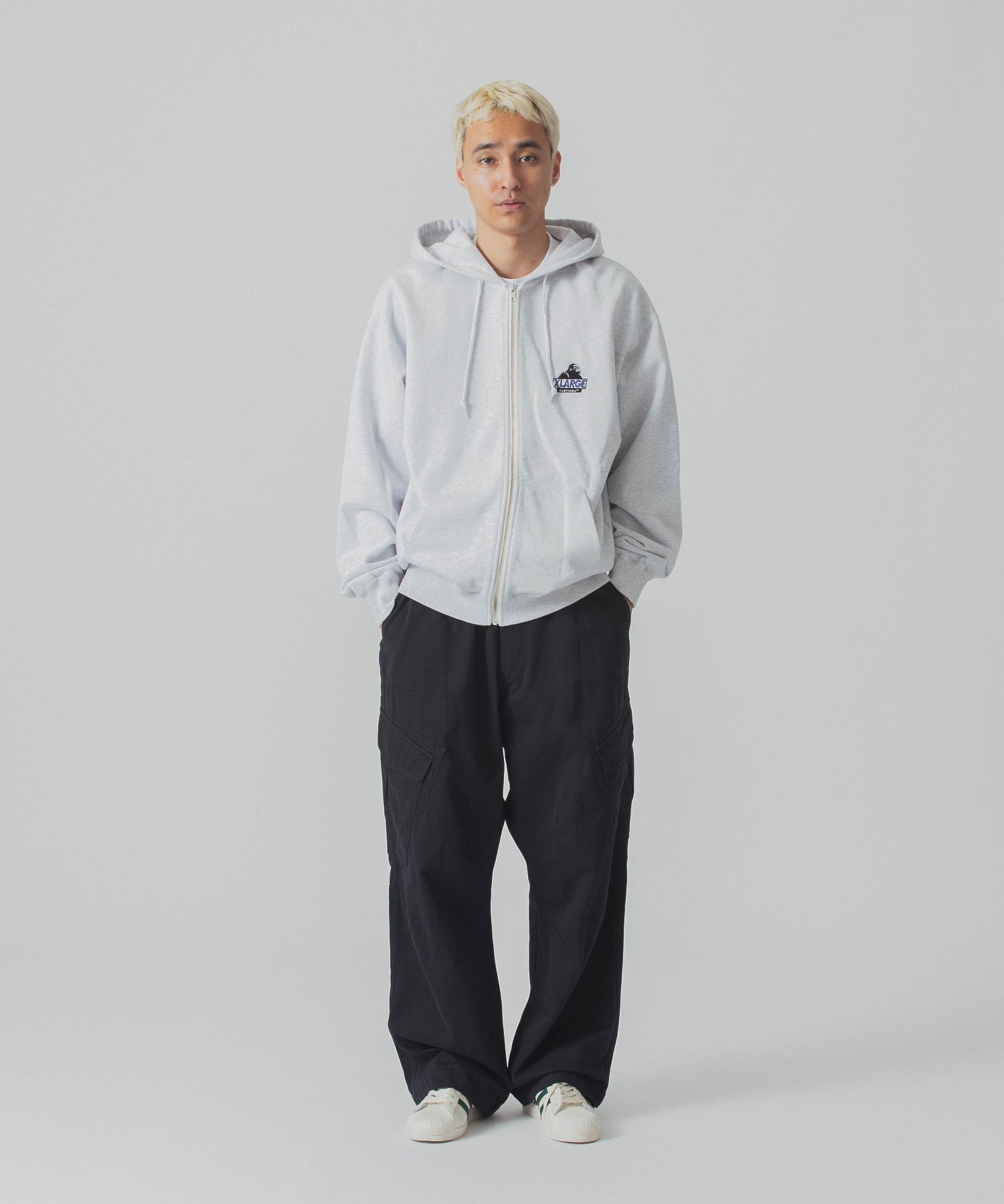 เสื้อฮู้ด XLARGE รุ่น Slanted OG Zip Hooded Sweatshirt