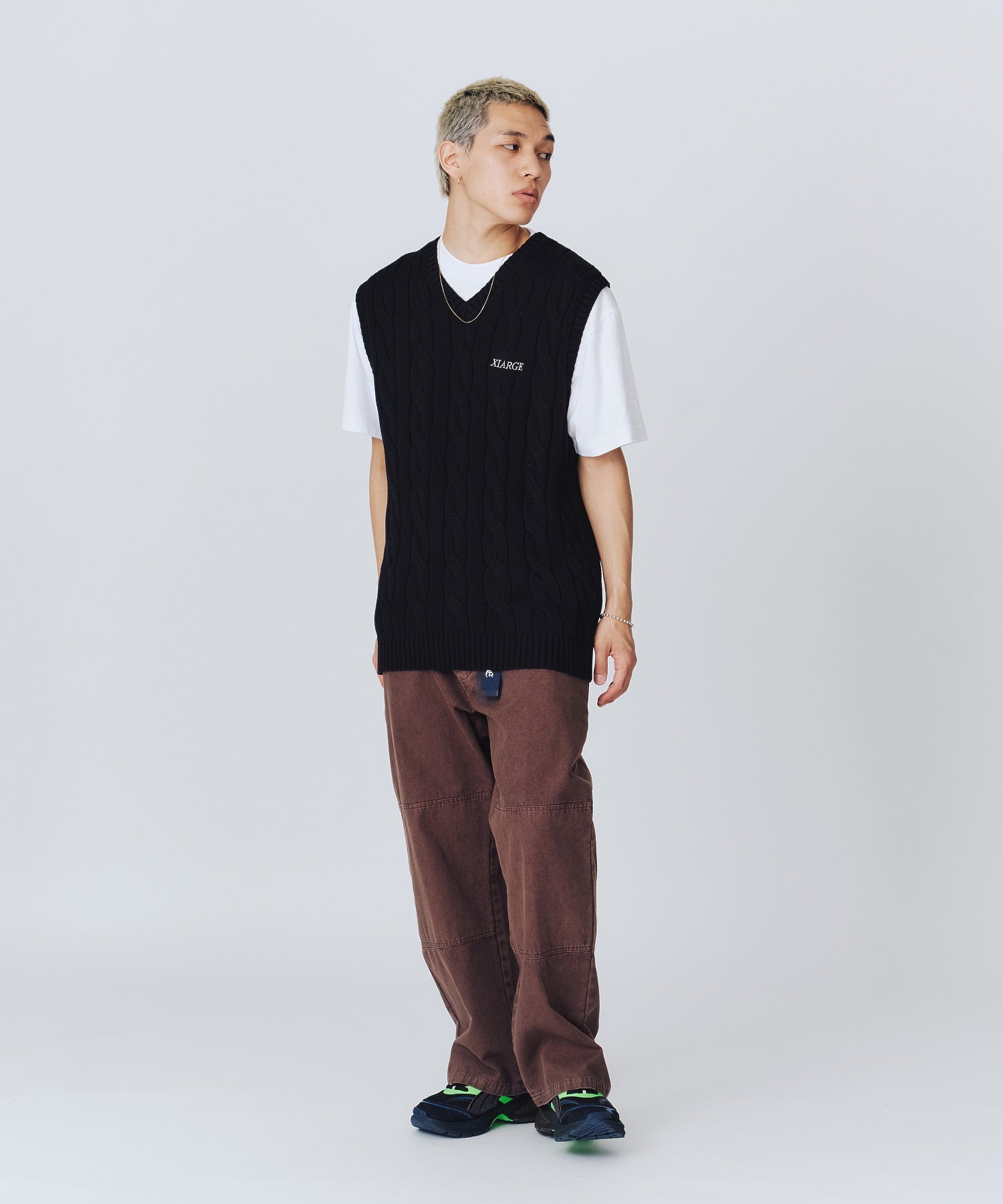 กางเกงขายาว XLARGE รุ่น Overdyed Double Knee Pants