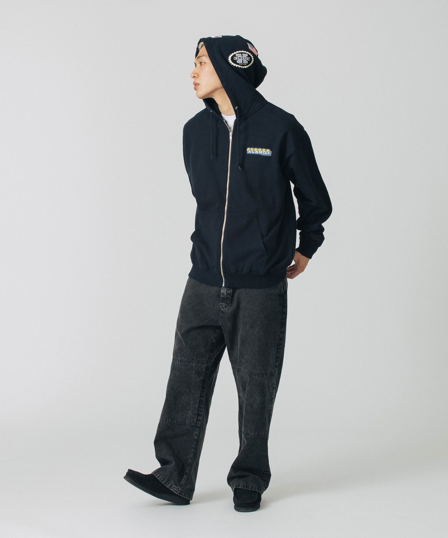 กางเกงขายาว XLARGE รุ่น Overdyed Double Knee Pants