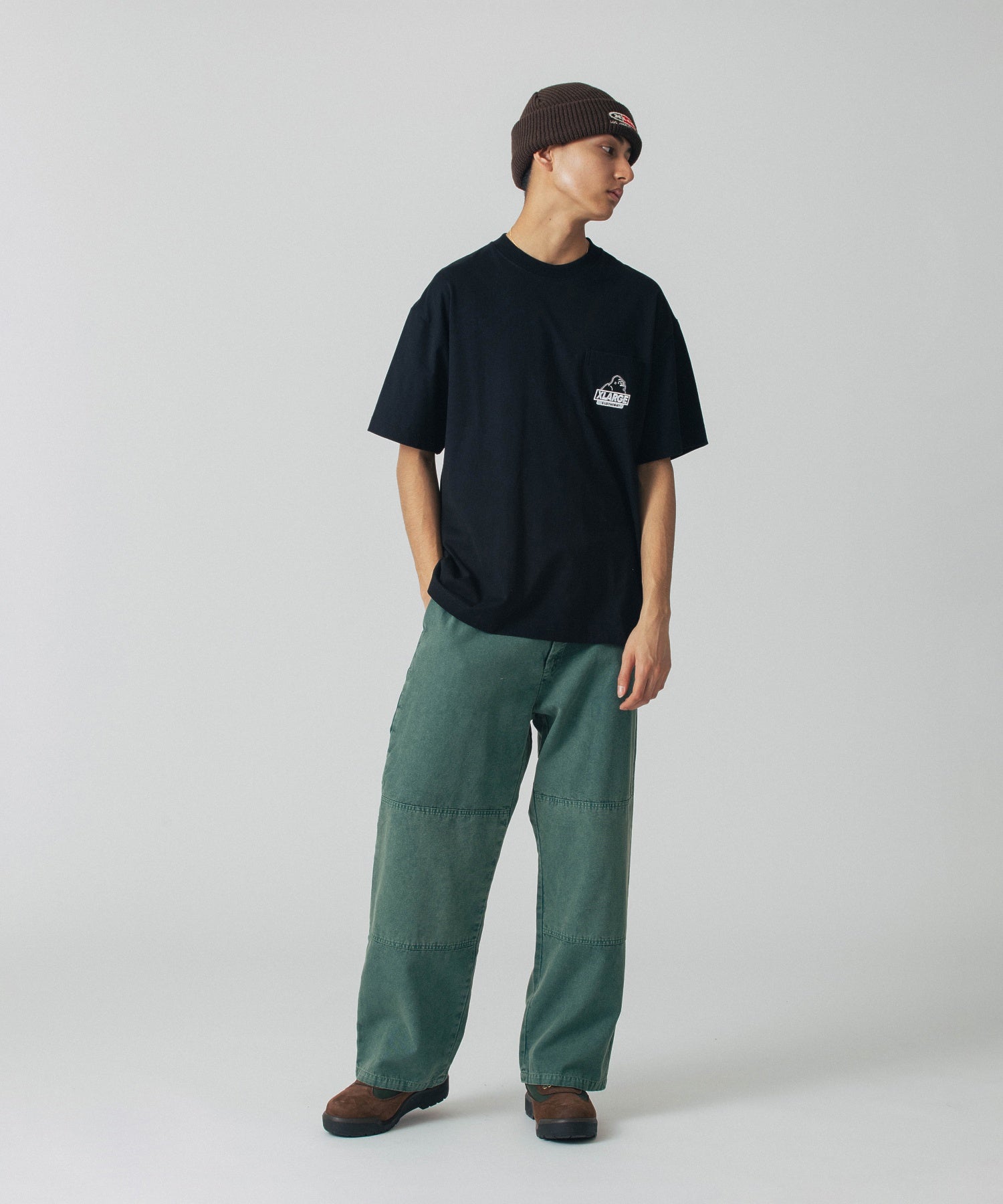 กางเกงขายาว XLARGE รุ่น Overdyed Double Knee Pants