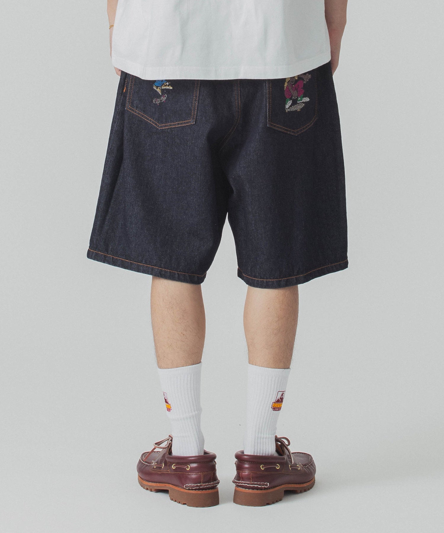 กางเกงขาสั้น Xlarge รุ่น Xlarge×Crenshaw Skate Club Denim Short Pants