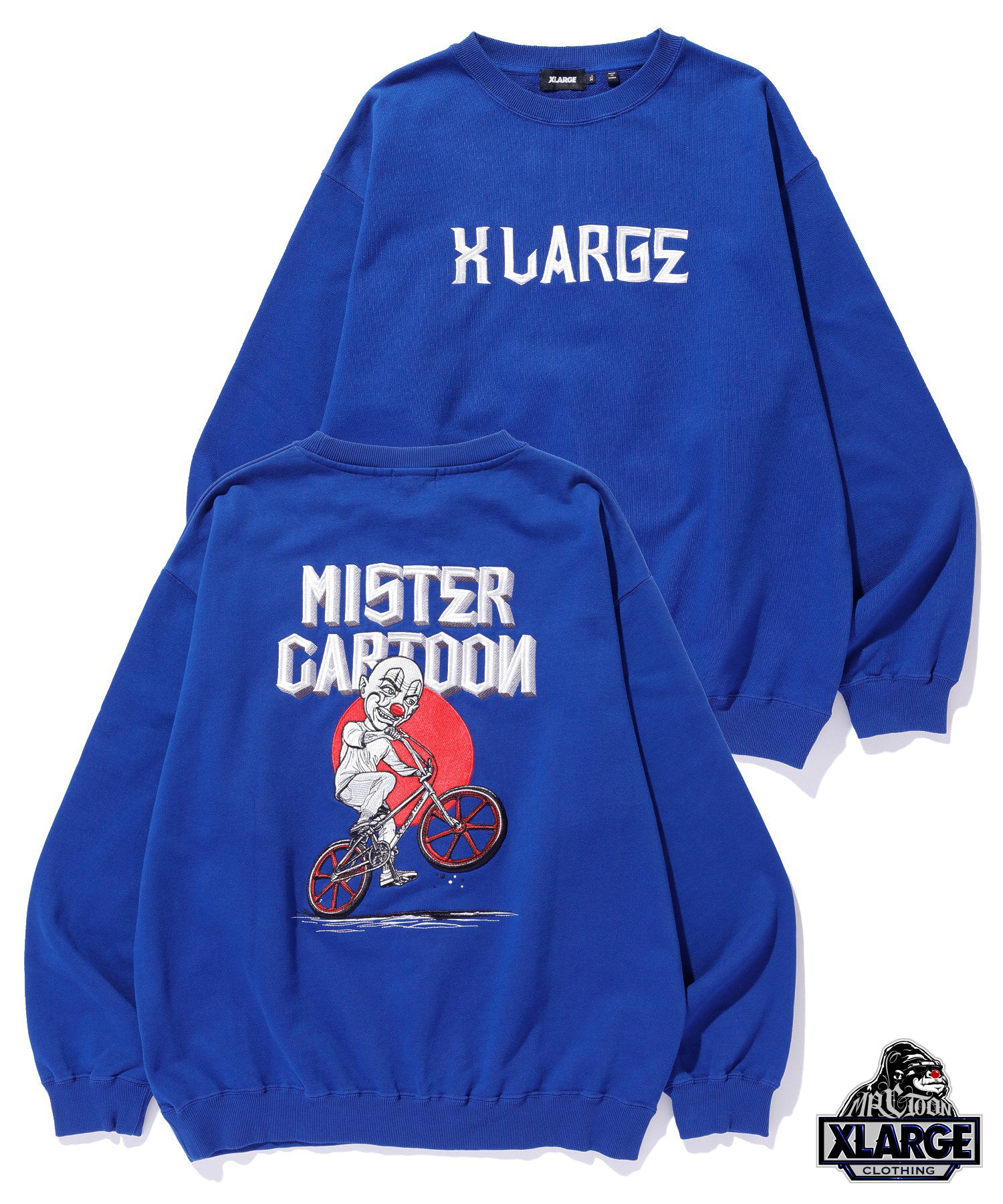เสื้อสเวตเชิ้ต XLARGE รุ่น XLARGE x Mr.Cartoon Crewneck Sweatshirt