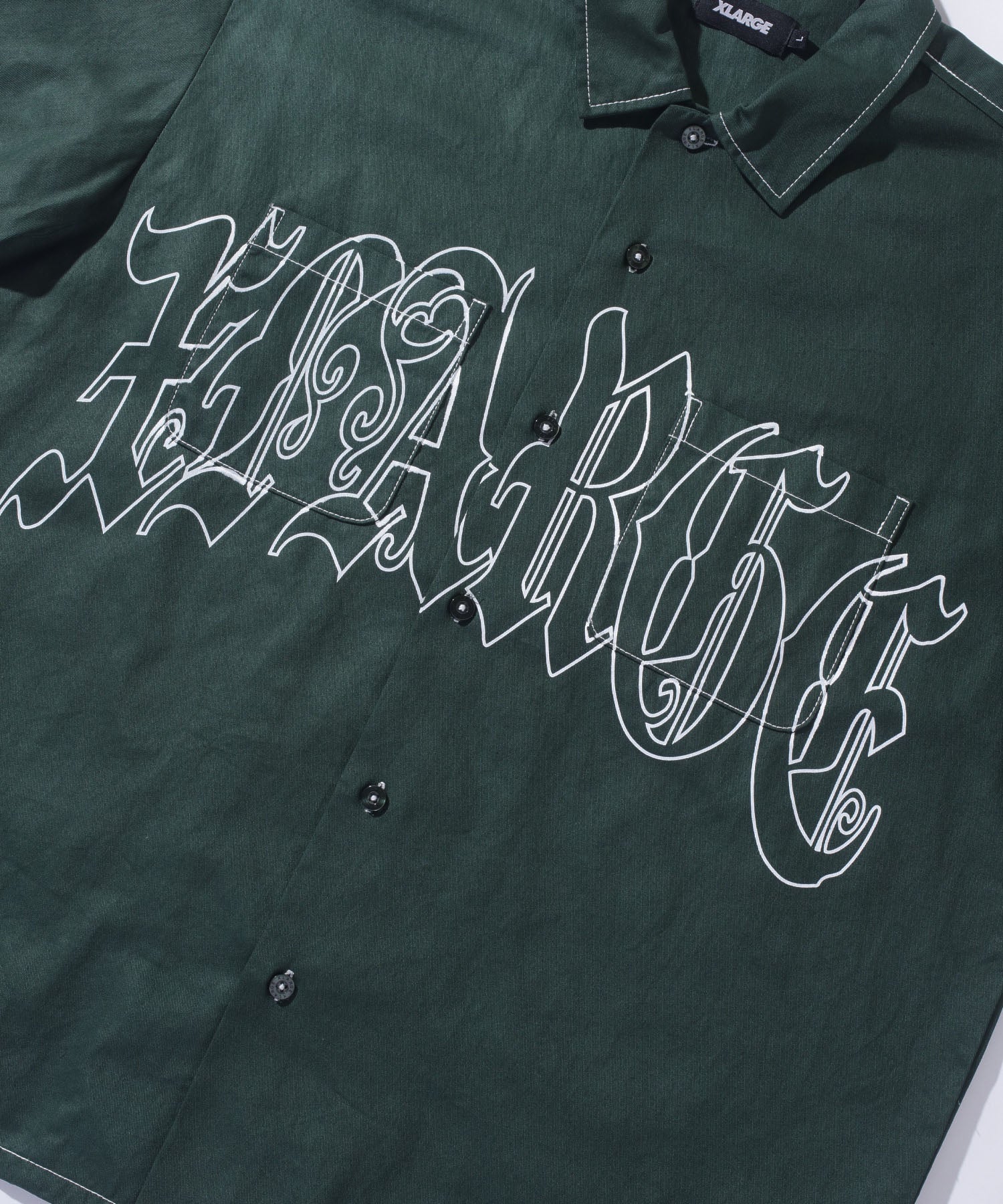 เสื้อเชิ้ต XLARGE รุ่น Old English S/S Work Shirt