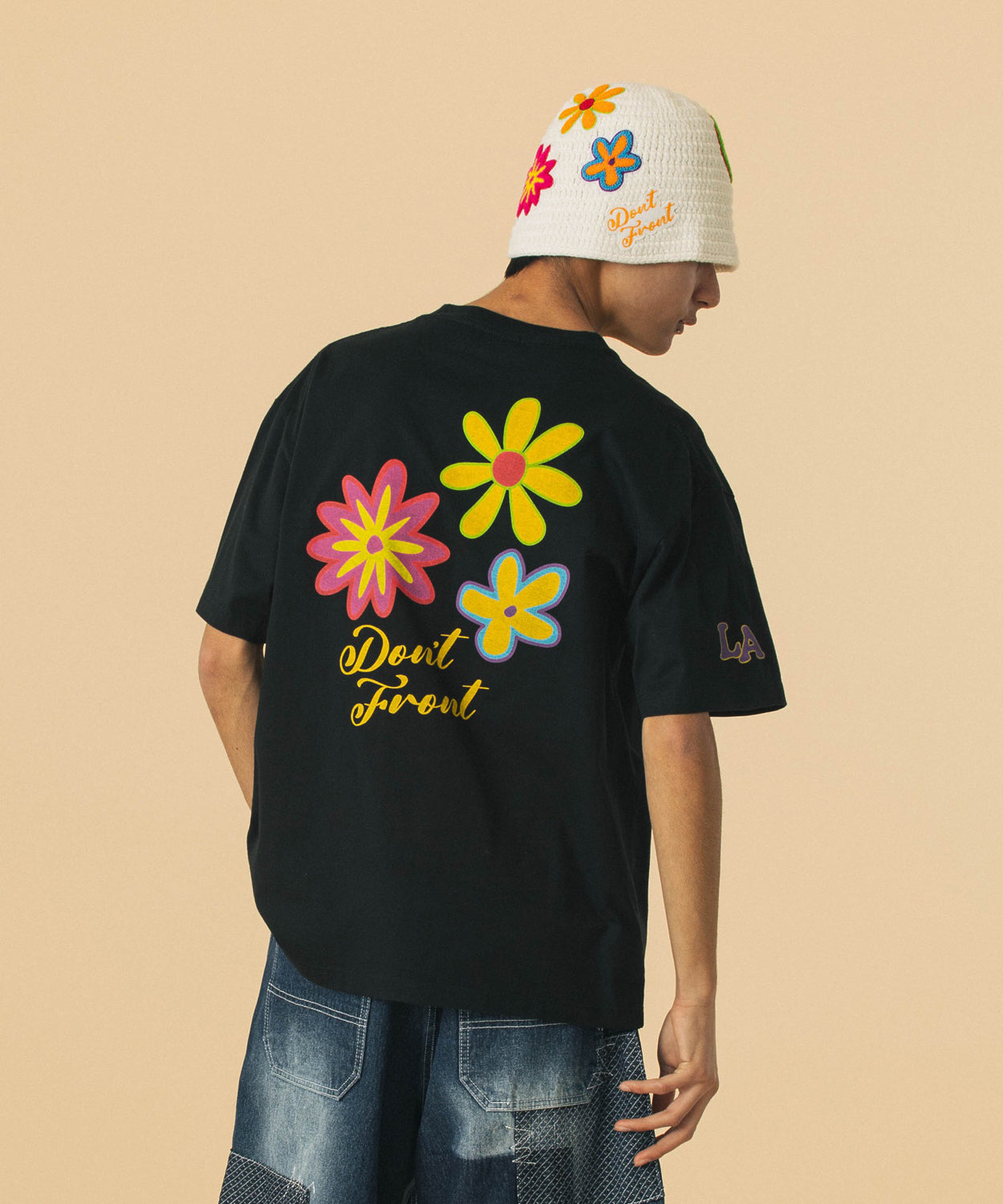 เสื้อยืดแขนสั้น XLARGE รุ่น Flower S/S Tee