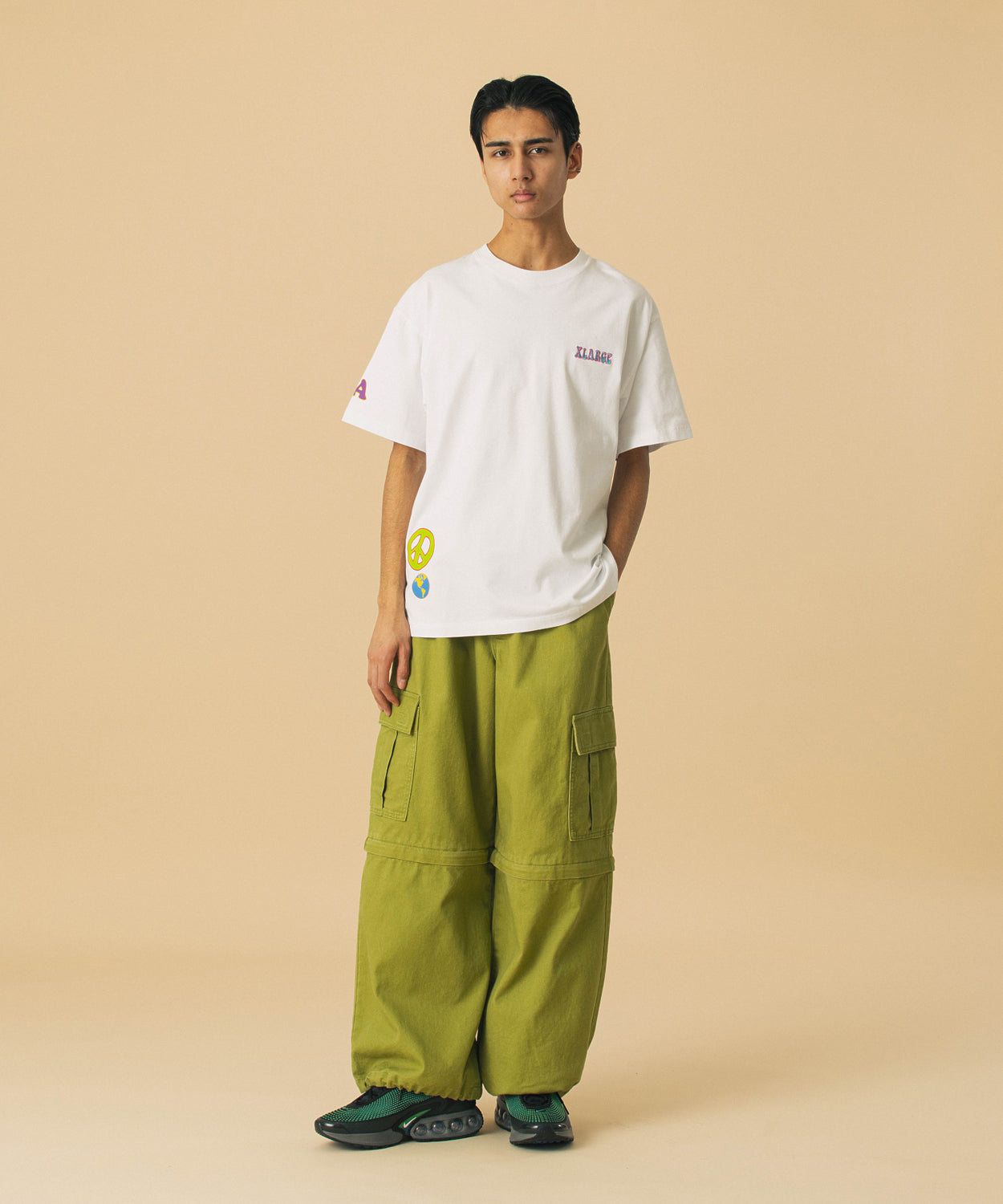 เสื้อยืดแขนสั้น XLARGE รุ่น Flower S/S Tee