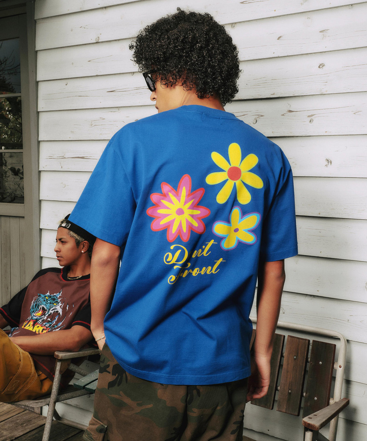 เสื้อยืดแขนสั้น XLARGE รุ่น Flower S/S Tee